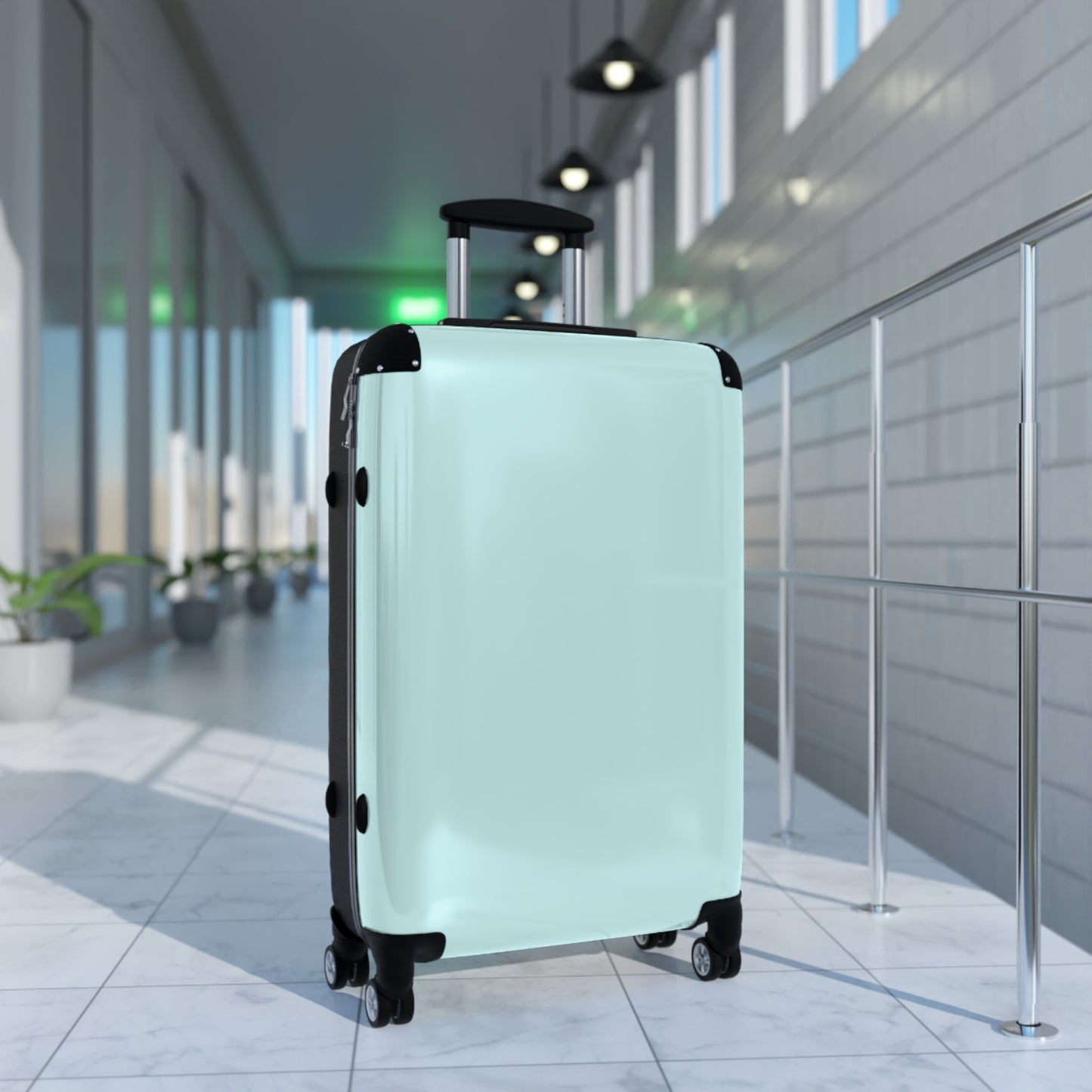 90's Inspired Mix & Match Suitcase - Mint