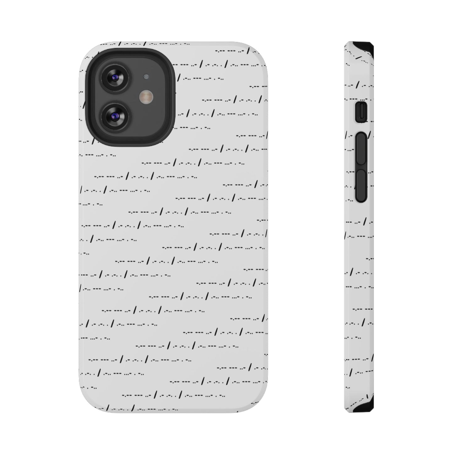 Phone Case - Impact-Resistant - "You Are Loved" Morse Code