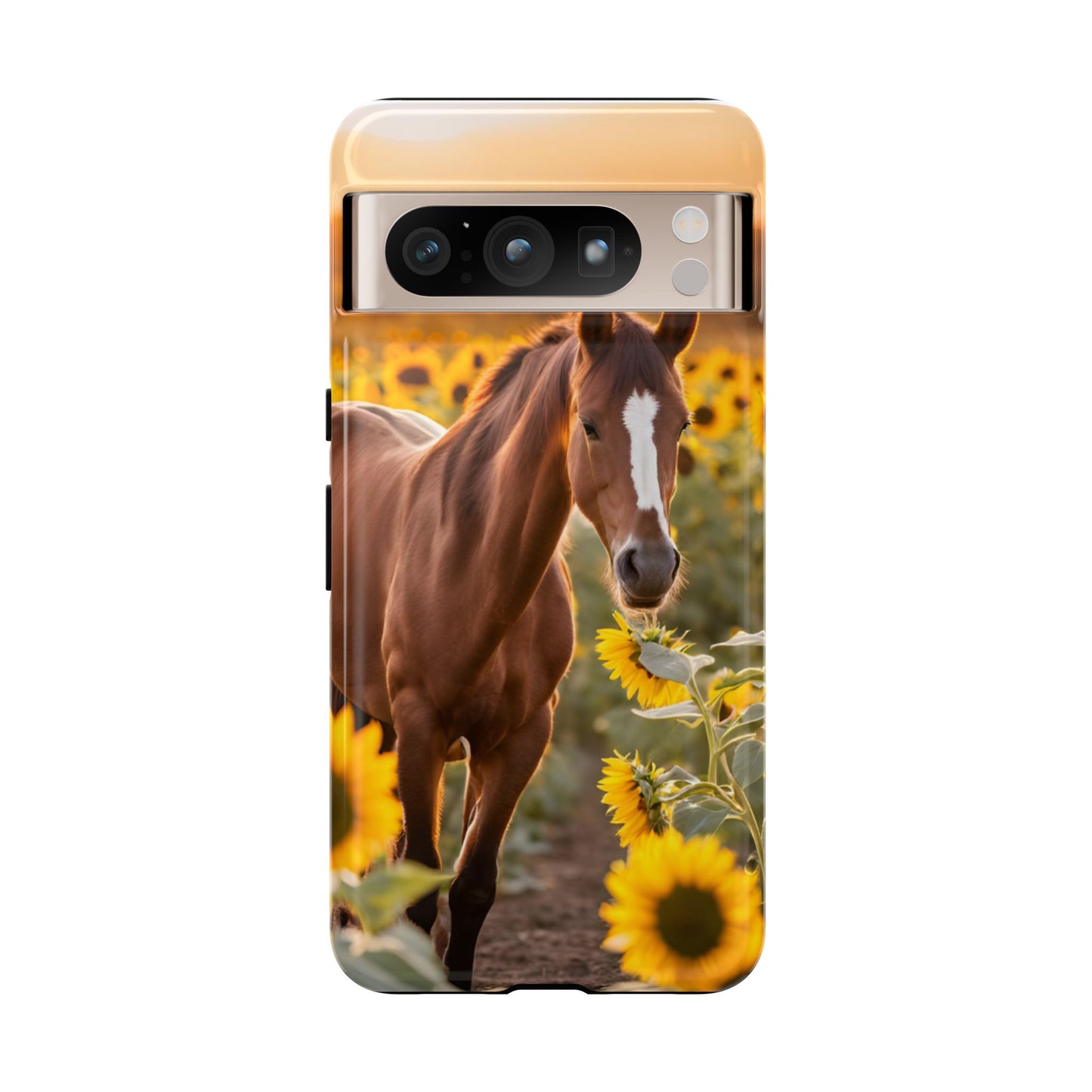 Phone Case - Tough Case - Sunflower Horse