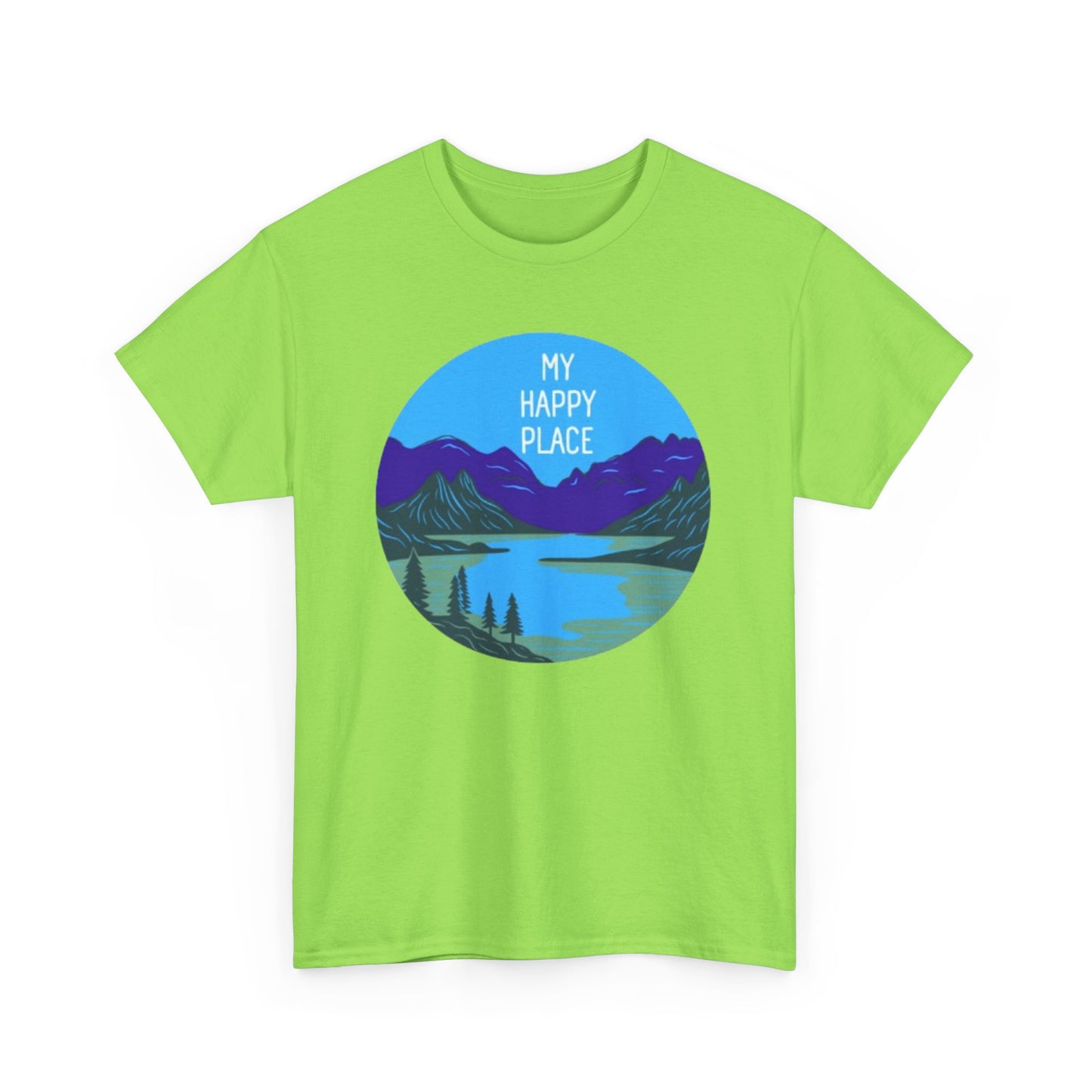 My Happy Place Adult Unisex Heavy Cotton Tee