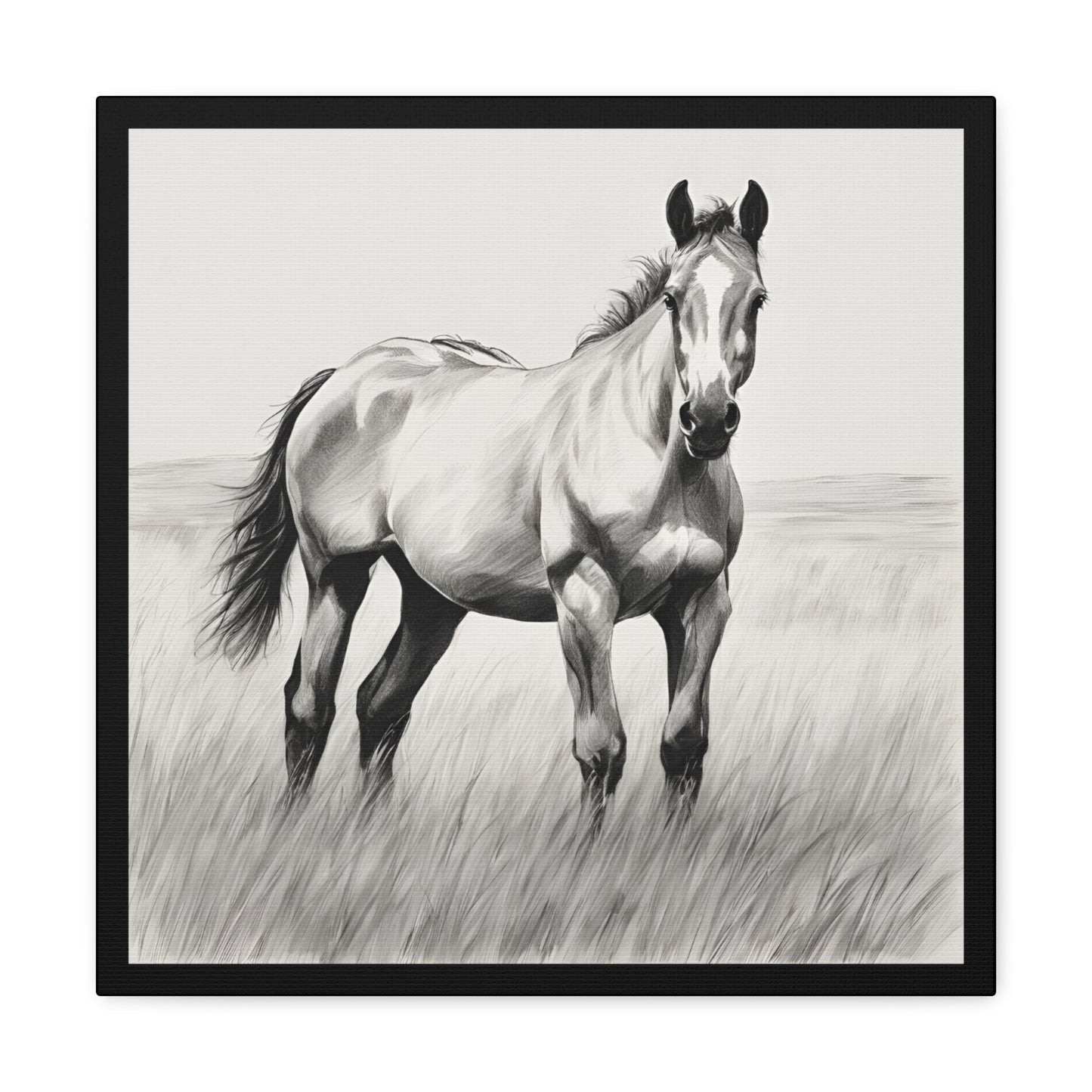 Canvas Gallery Wraps - Horse in the Grass