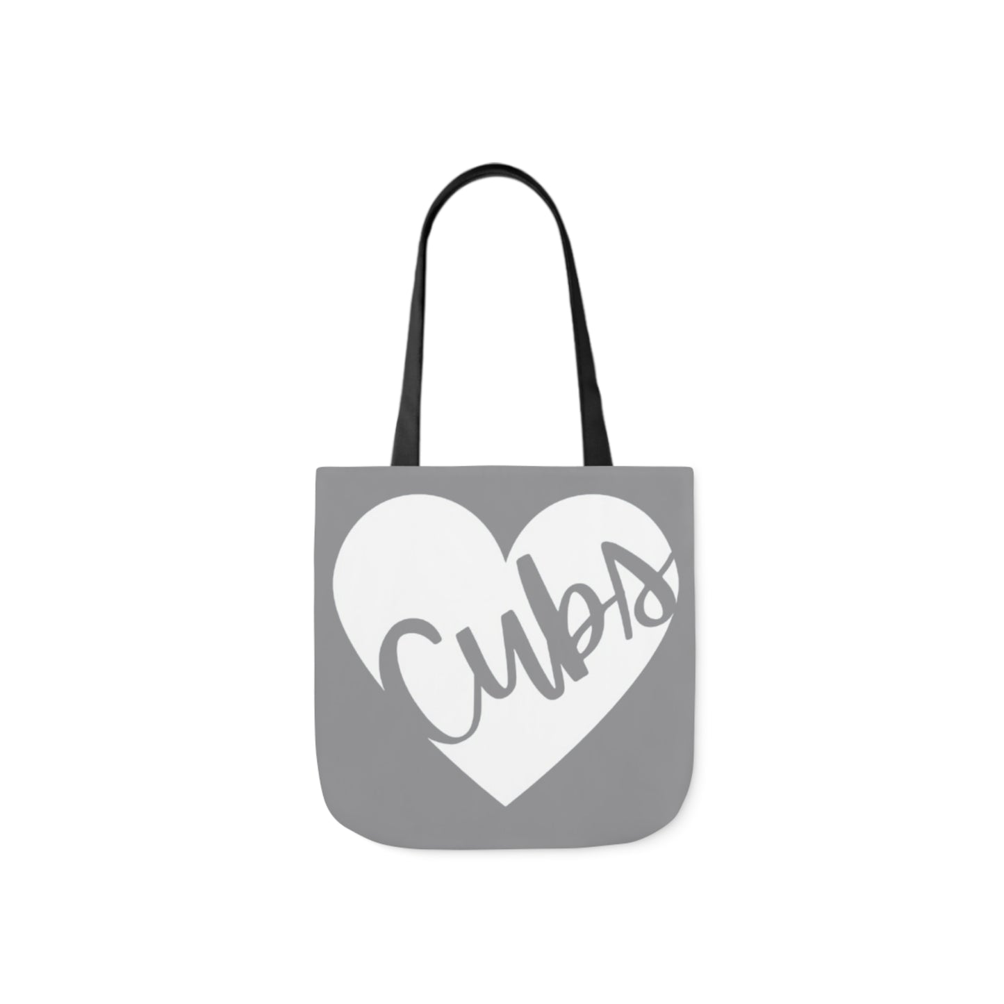 Generic Team Grey Canvas Tote Bag, 5-Color Straps - Cubs