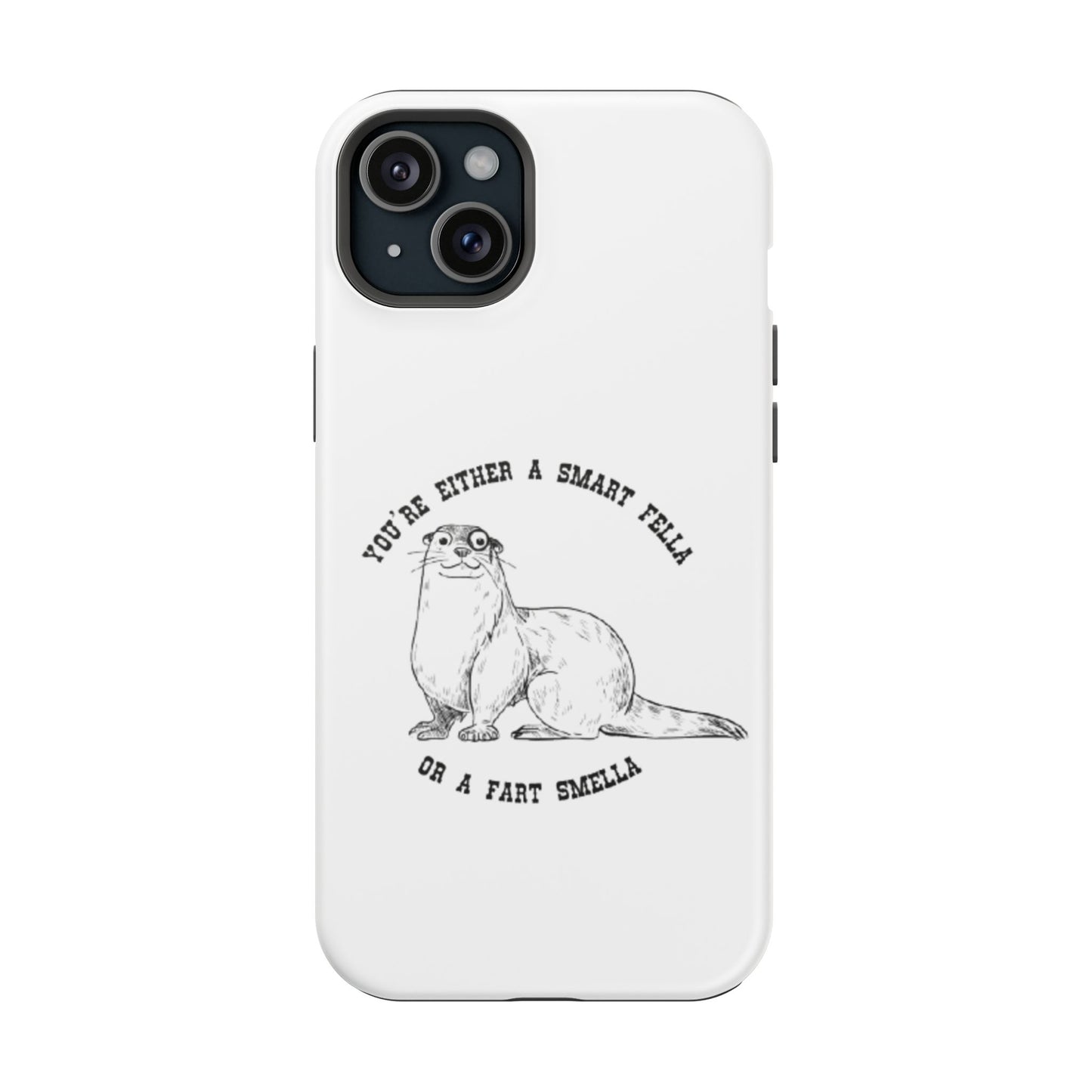 Impact-Resistant Cases - Fart Smella White