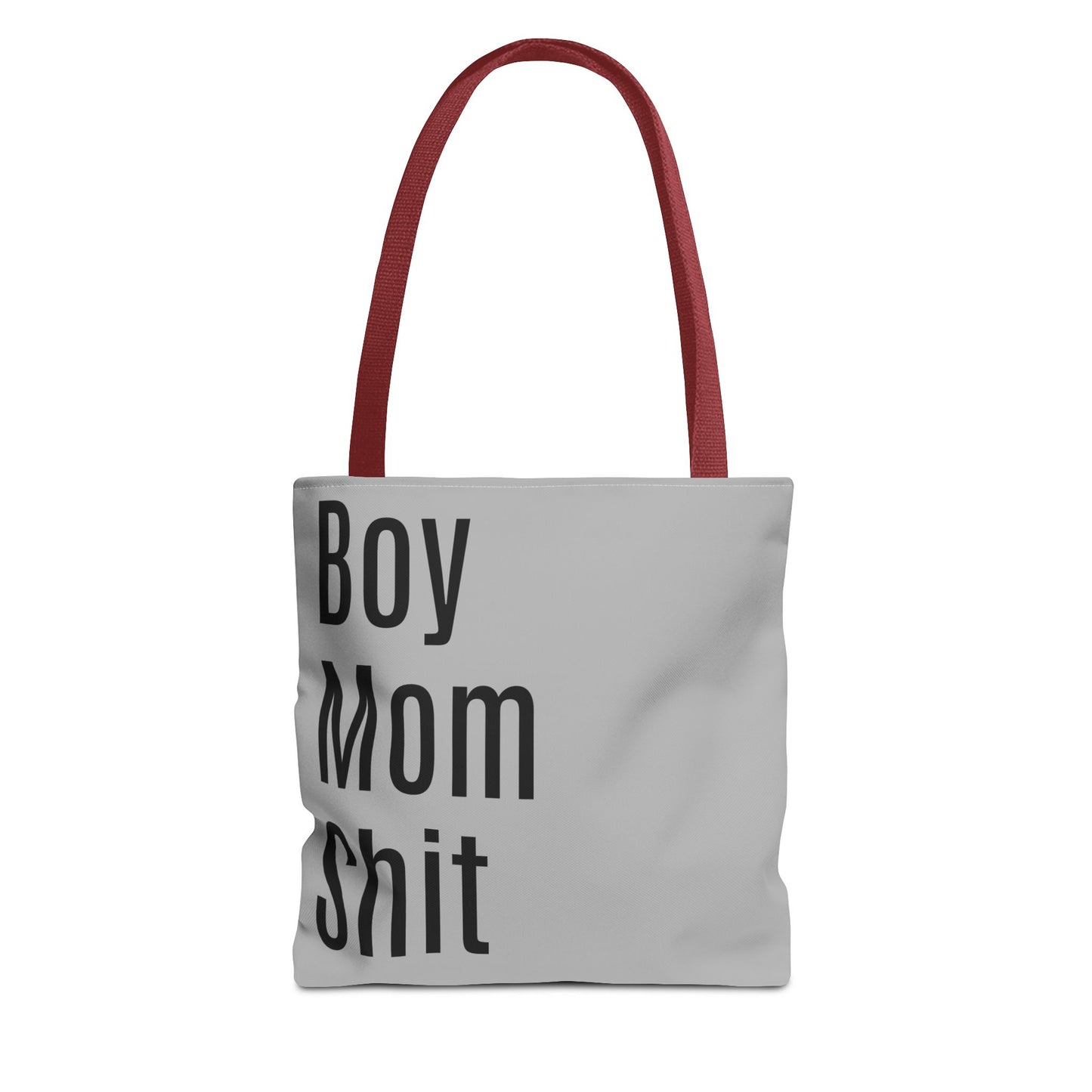 Boy Mom Shit Versatile Tote Bag (AOP) - Lt Gray