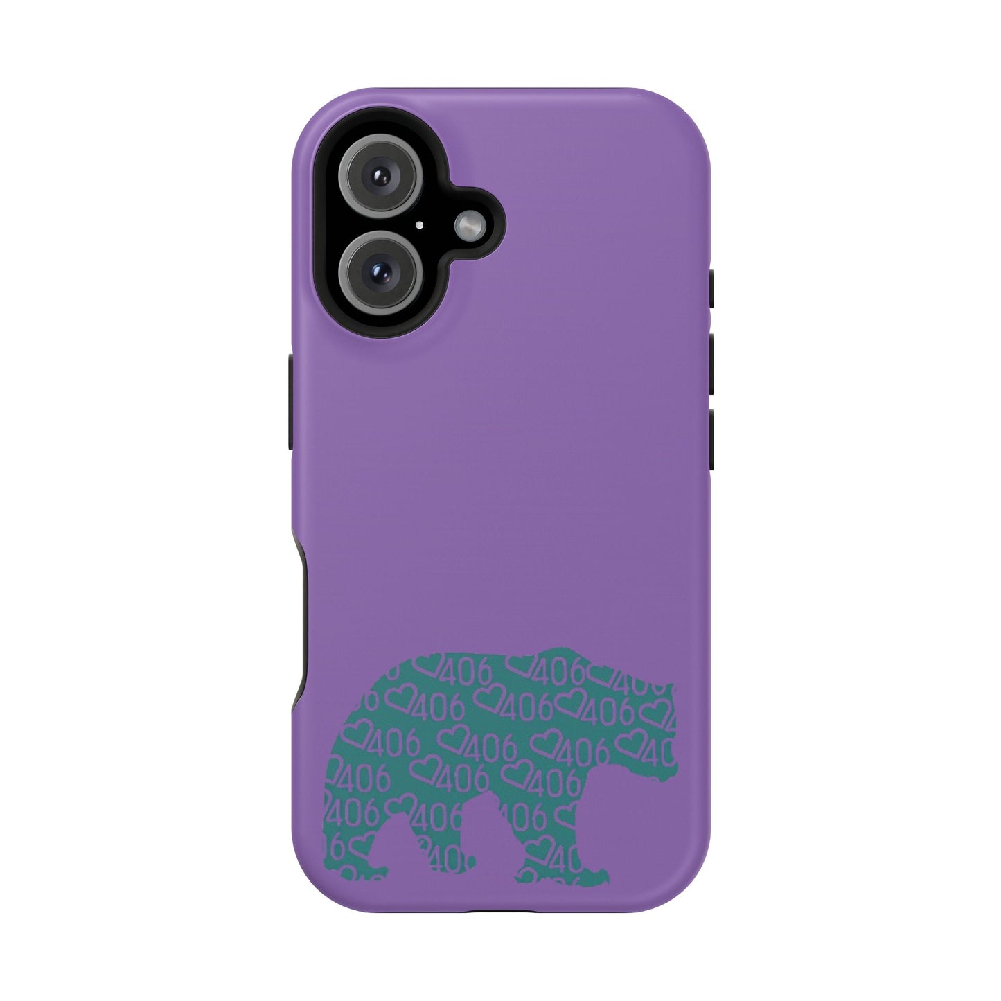 ITS406 Design Magnetic Tough Case - Bear Maroon