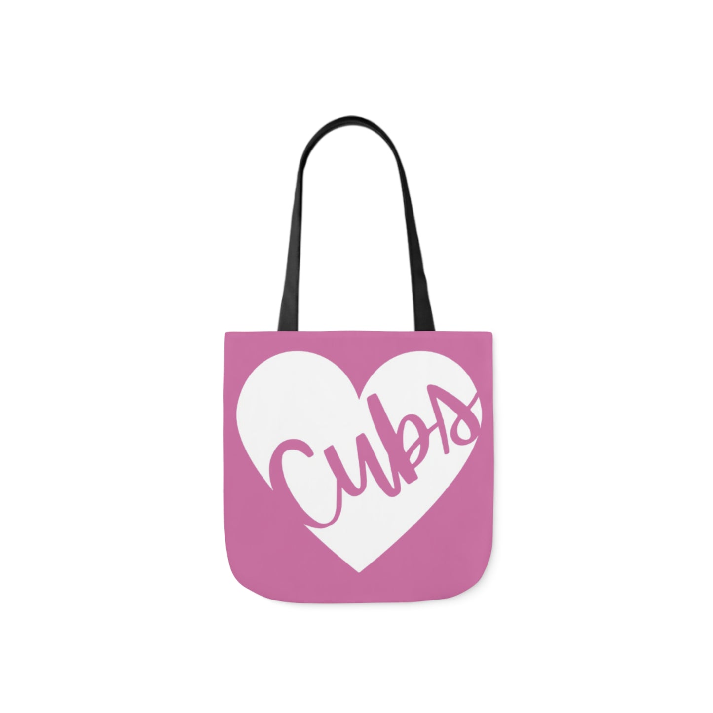 Generic Team Light Pink Canvas Tote Bag, 5-Color Straps - Cubs