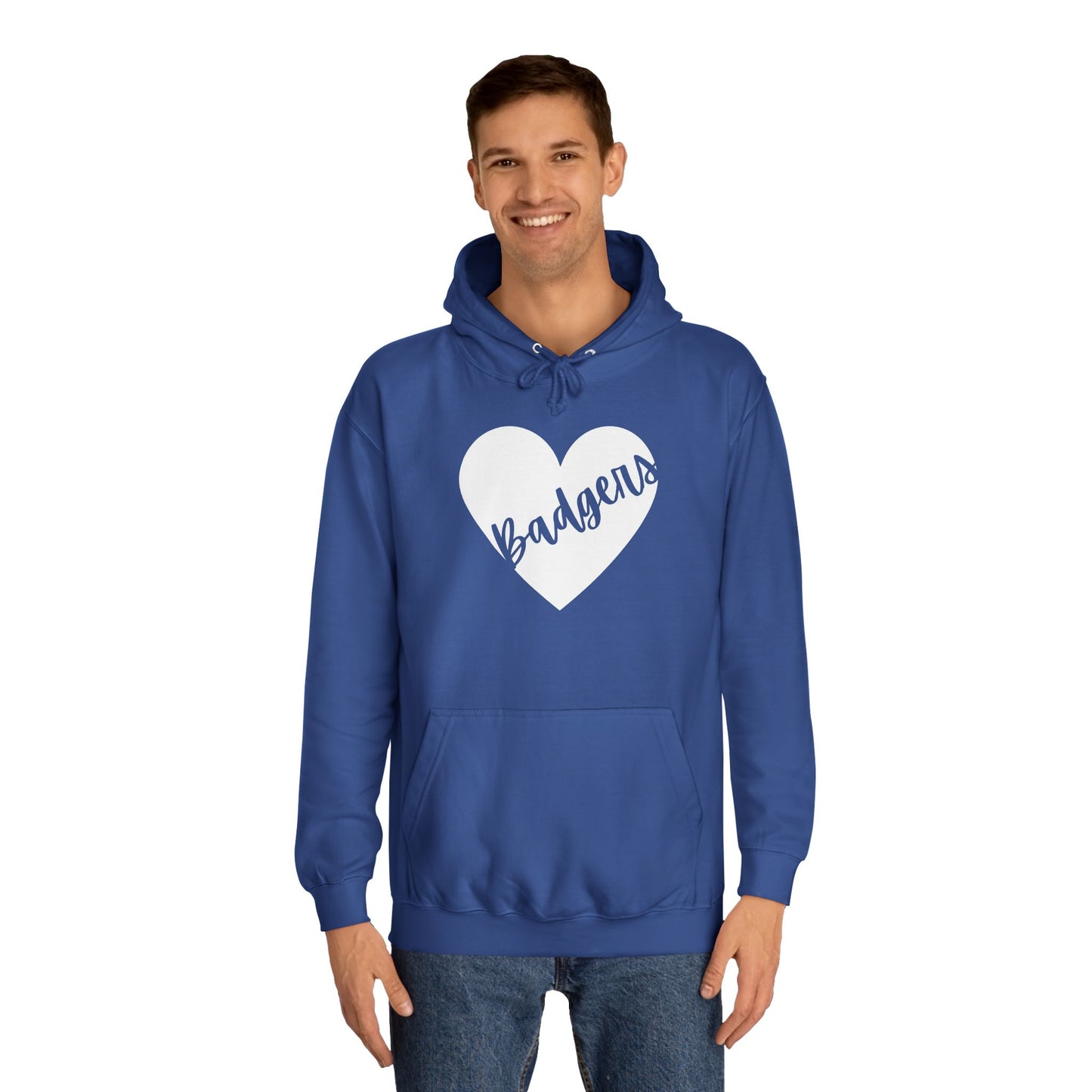 Generic Team Heart Hoodie - Badgers