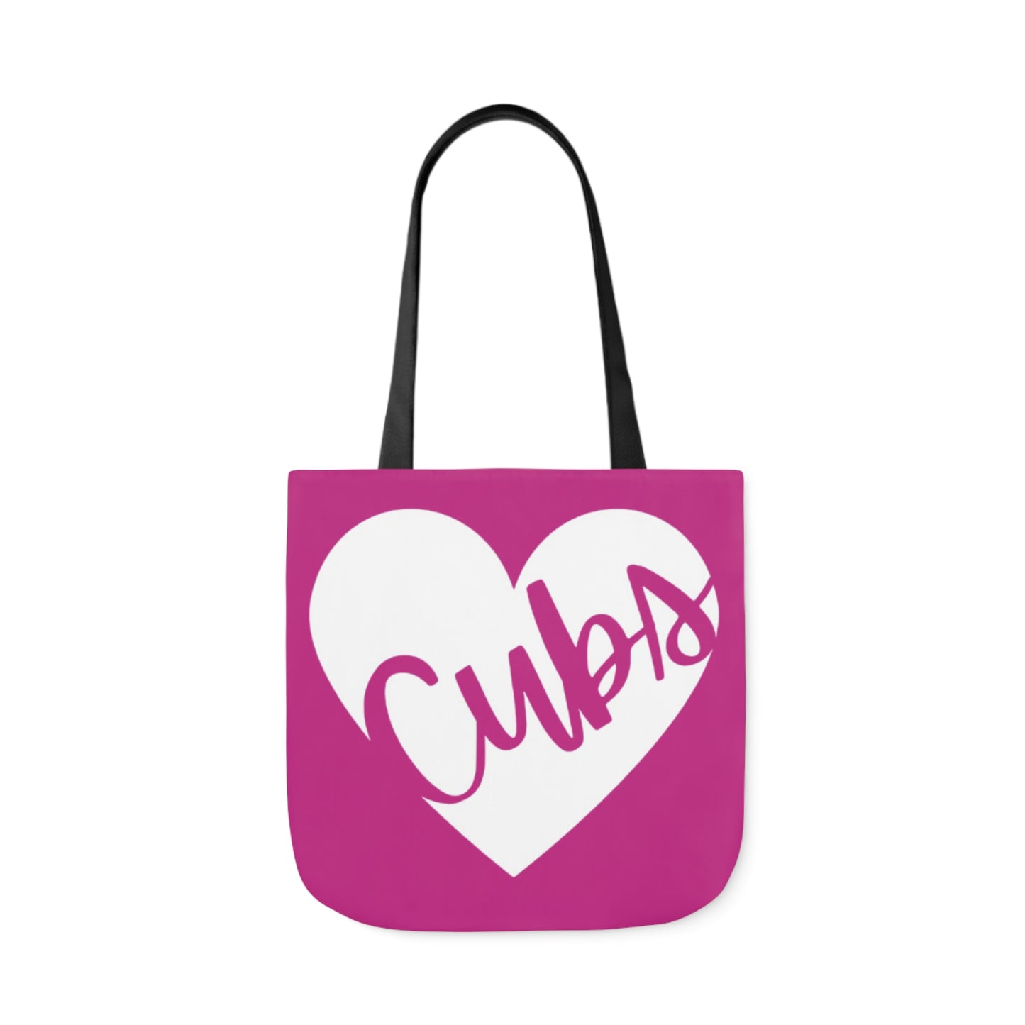 Generic Team Dark Pink Canvas Tote Bag, 5-Color Straps - Cubs