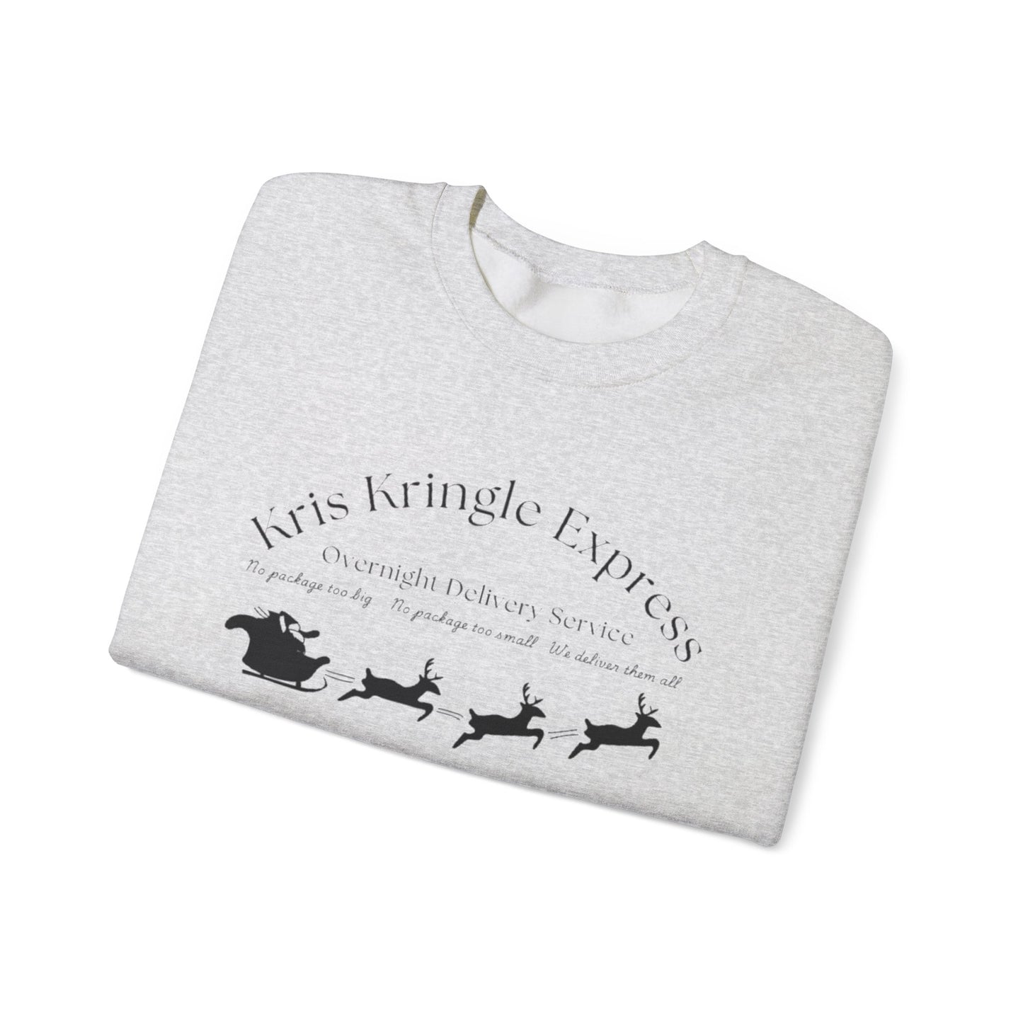 Festive Adult Unisex Crewneck Sweatshirt - Kris Kringle Express