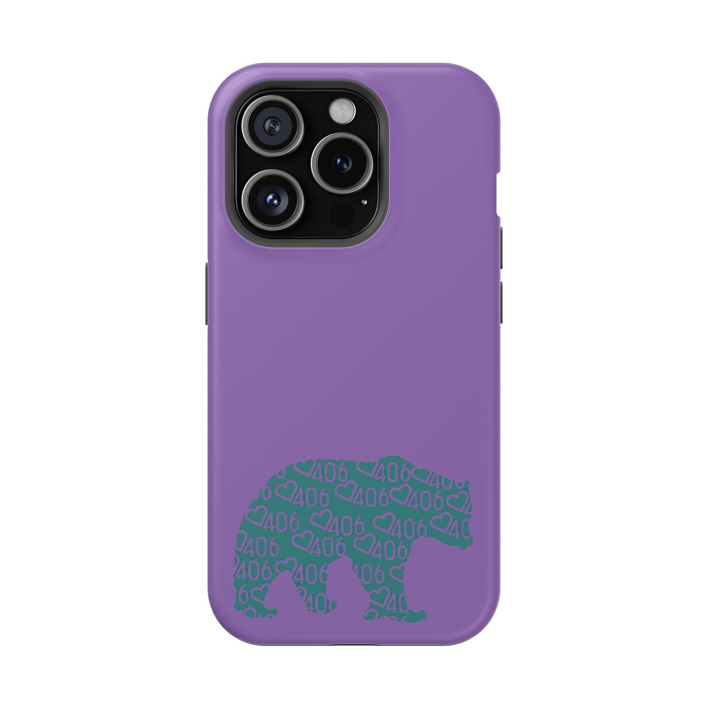 ITS406 Design Magnetic Tough Case - Bear Maroon