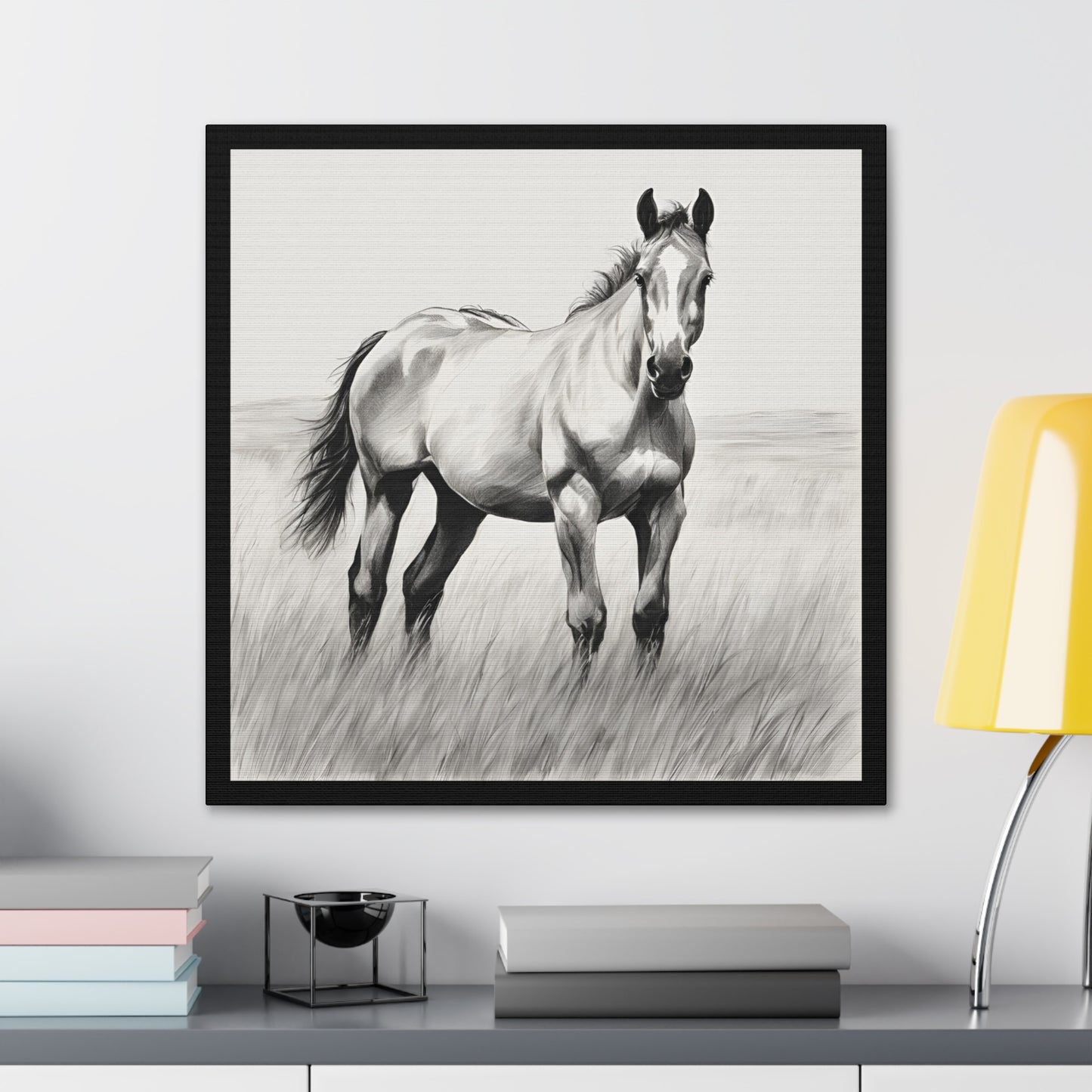 Canvas Gallery Wraps - Horse in the Grass