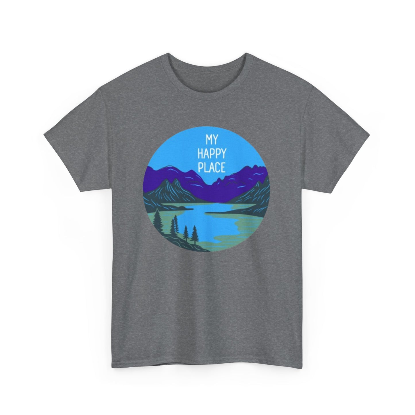 My Happy Place Adult Unisex Heavy Cotton Tee