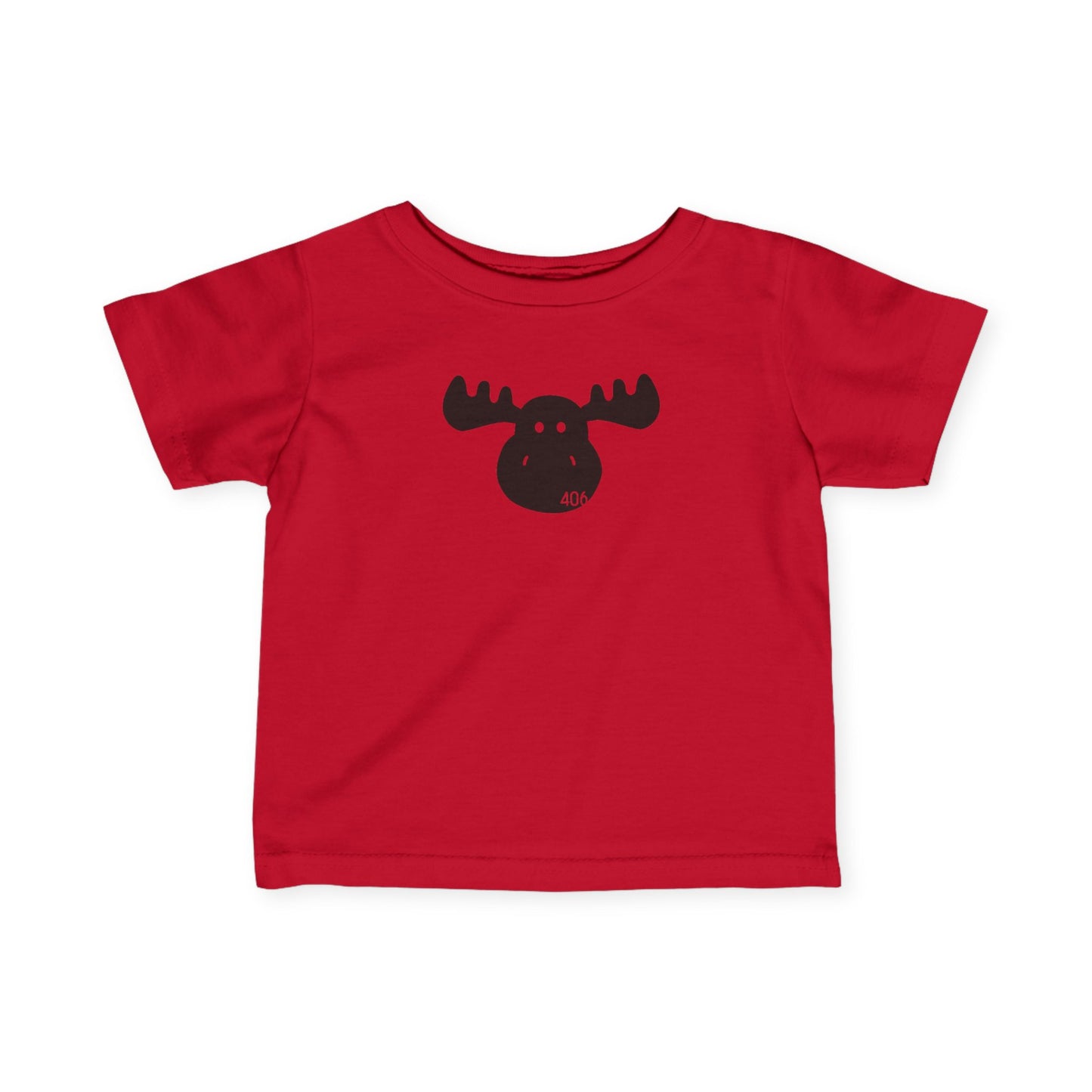 406 Baby Fine Jersey Tee - Moose