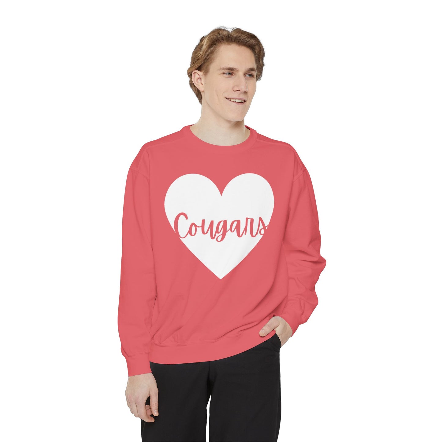 Generic Team Crewneck Sweatshirt - Cougars Heart