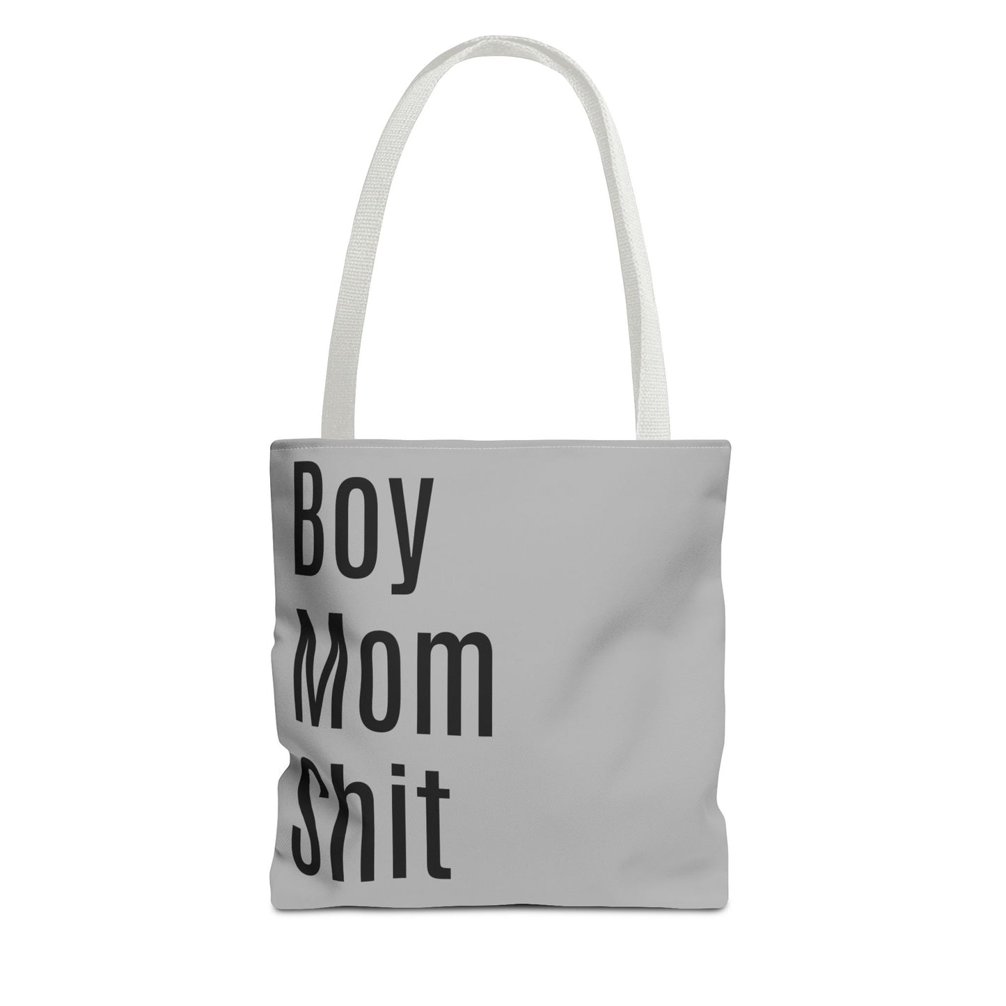 Boy Mom Shit Versatile Tote Bag (AOP) - Lt Gray