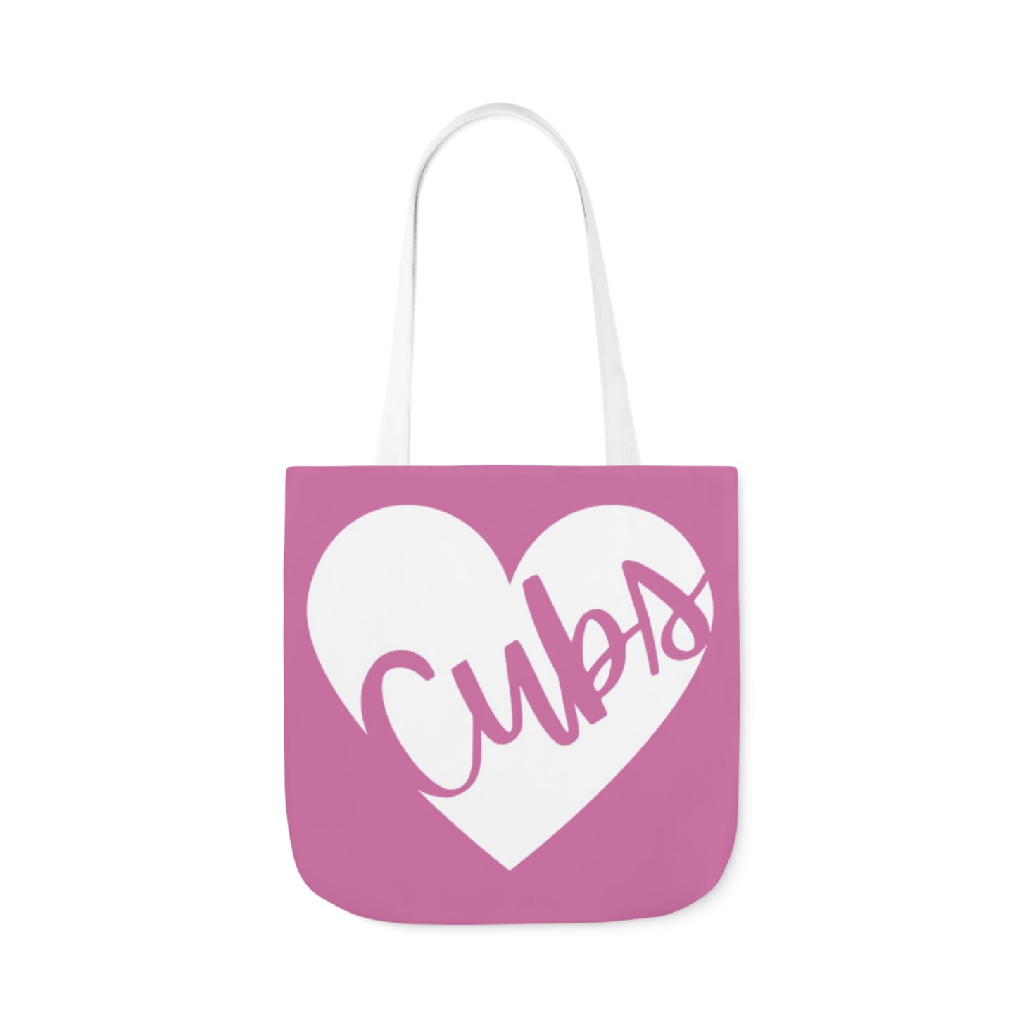 Generic Team Light Pink Canvas Tote Bag, 5-Color Straps - Cubs