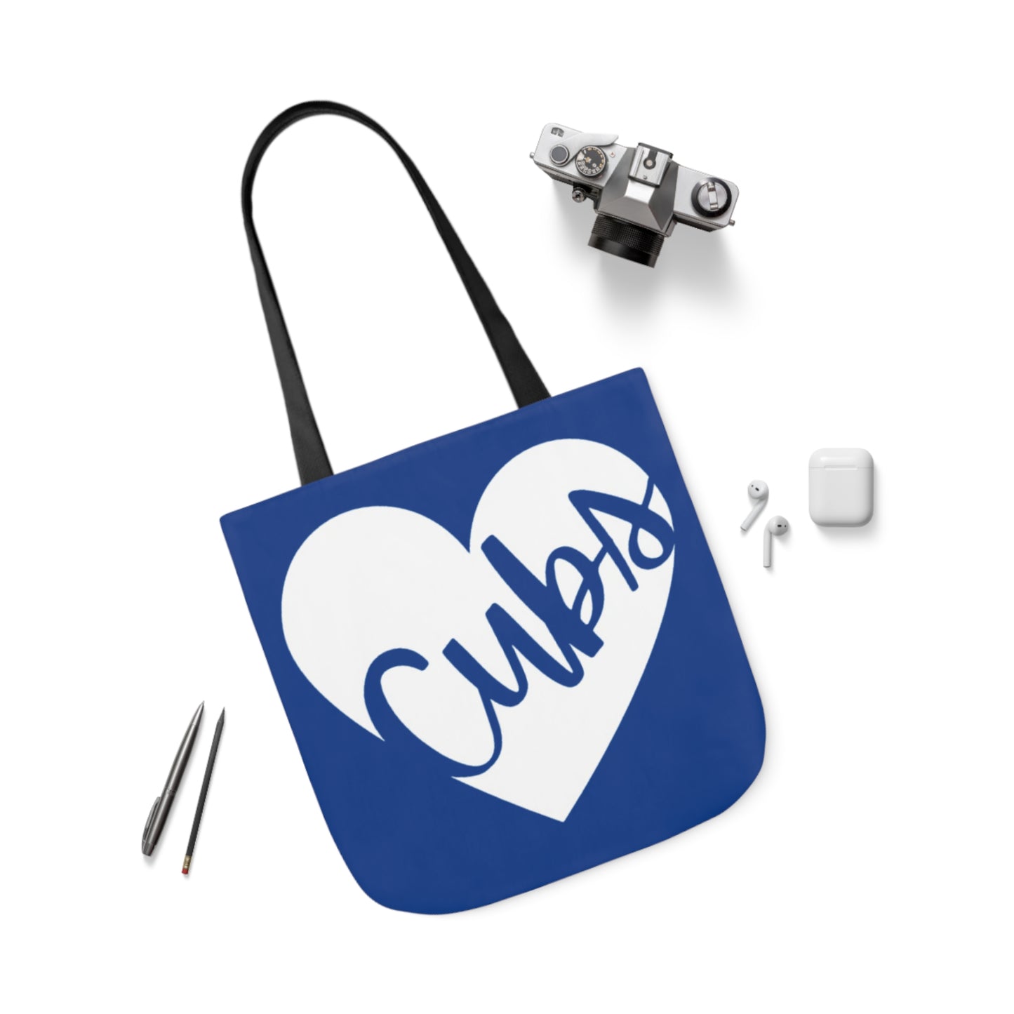 Generic Team Royal Blue Canvas Tote Bag, 5-Color Straps - Cubs