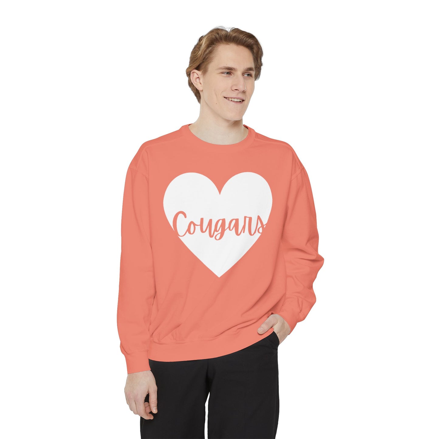 Generic Team Crewneck Sweatshirt - Cougars Heart