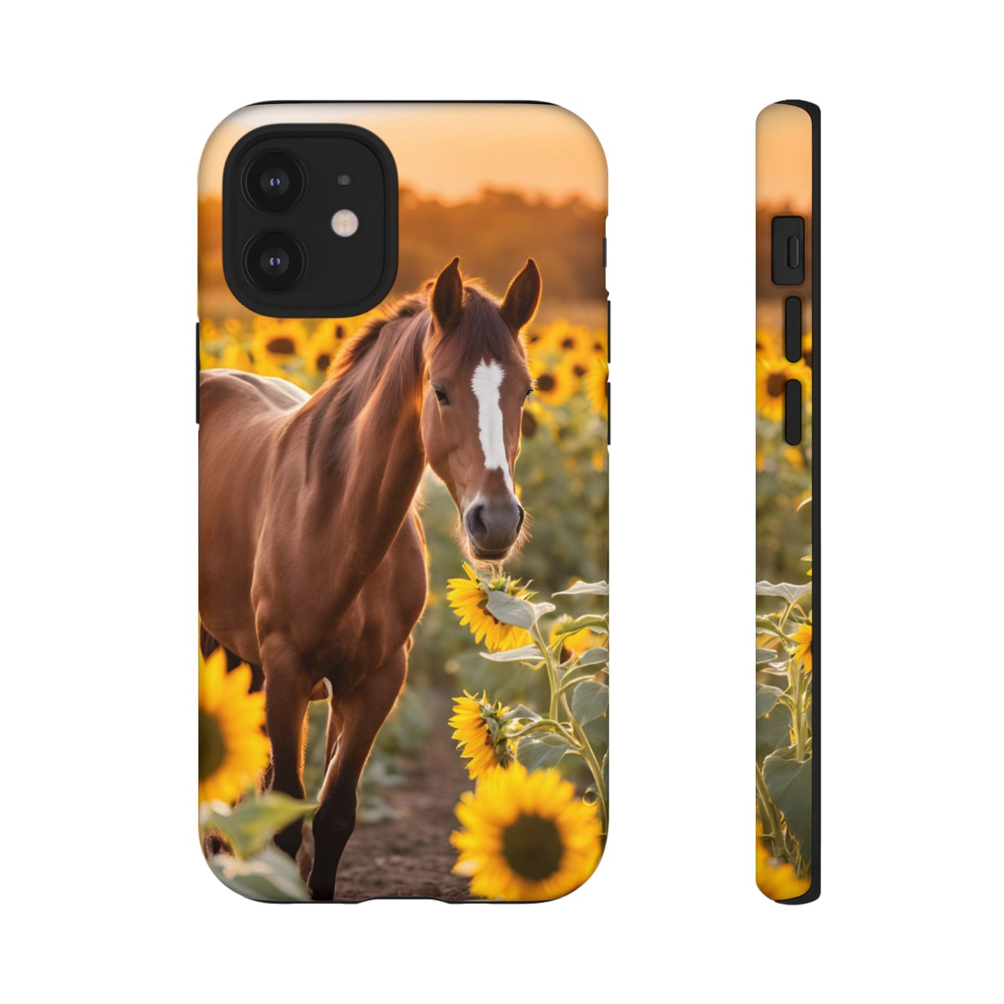 Phone Case - Tough Case - Sunflower Horse