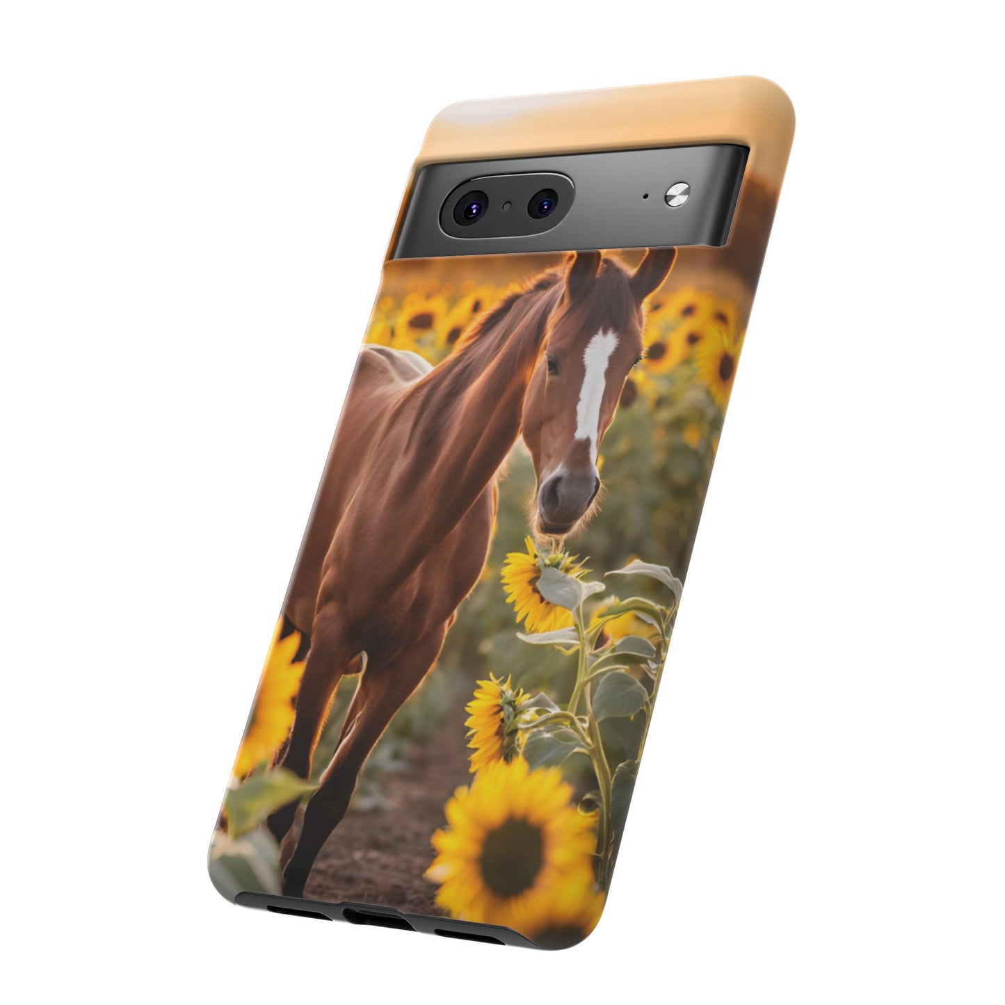 Phone Case - Tough Case - Sunflower Horse