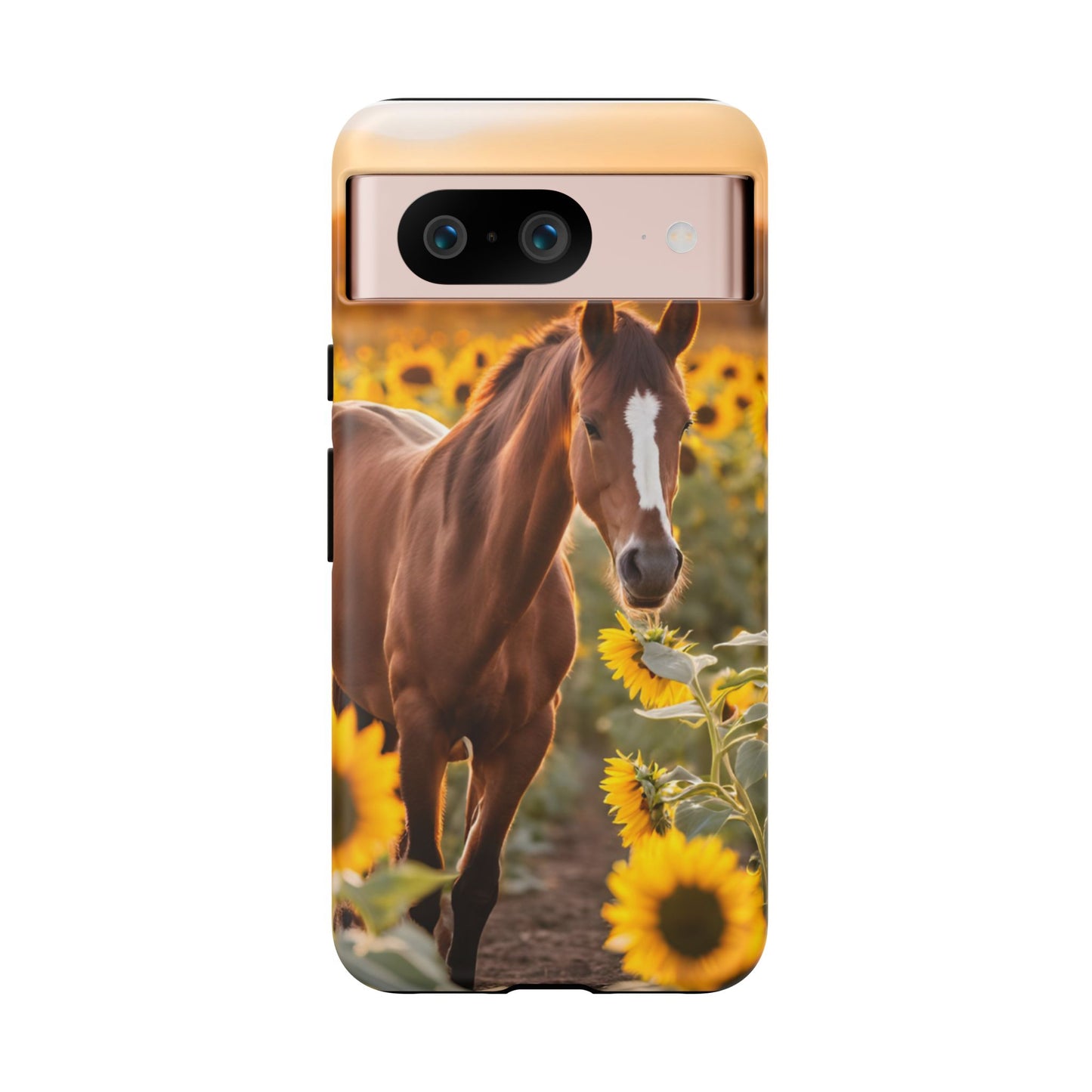 Phone Case - Tough Case - Sunflower Horse