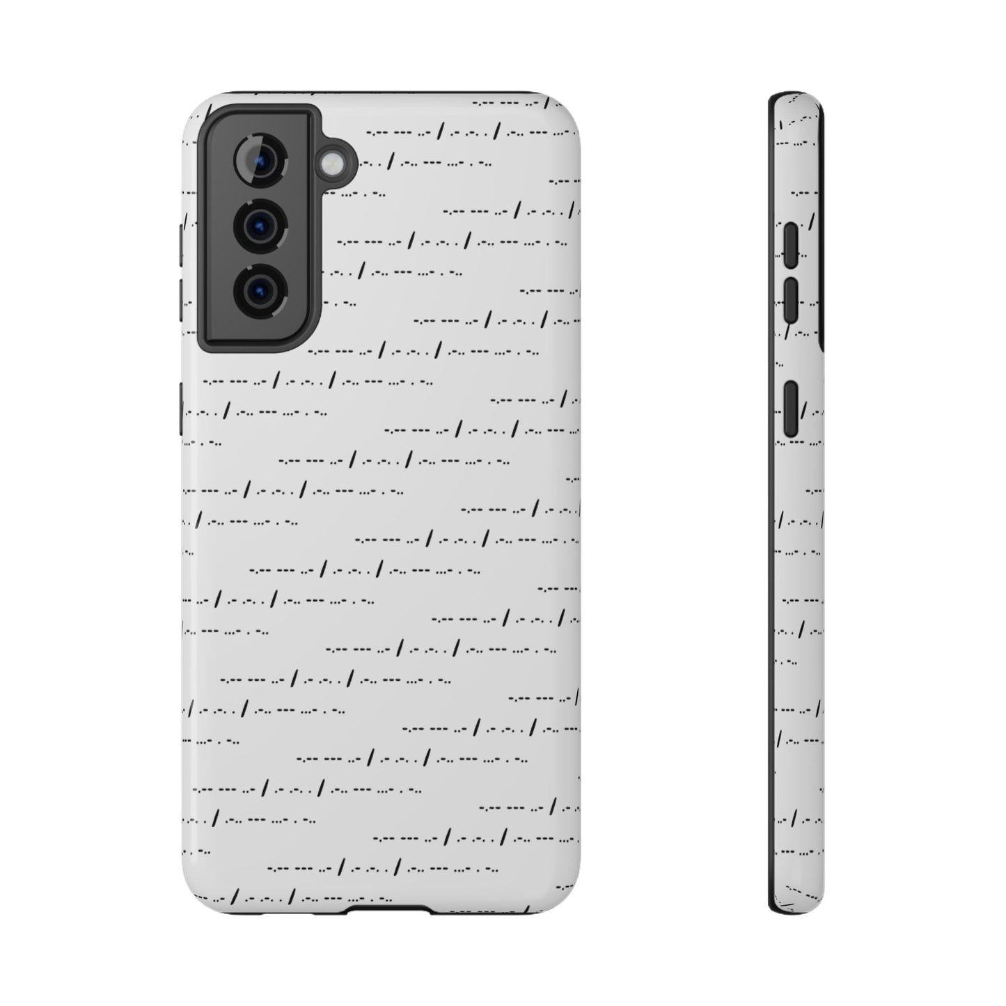 Phone Case - Impact-Resistant - "You Are Loved" Morse Code