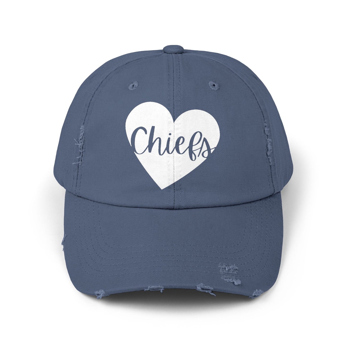 Generic Team Distressed Cap - Chiefs Heart