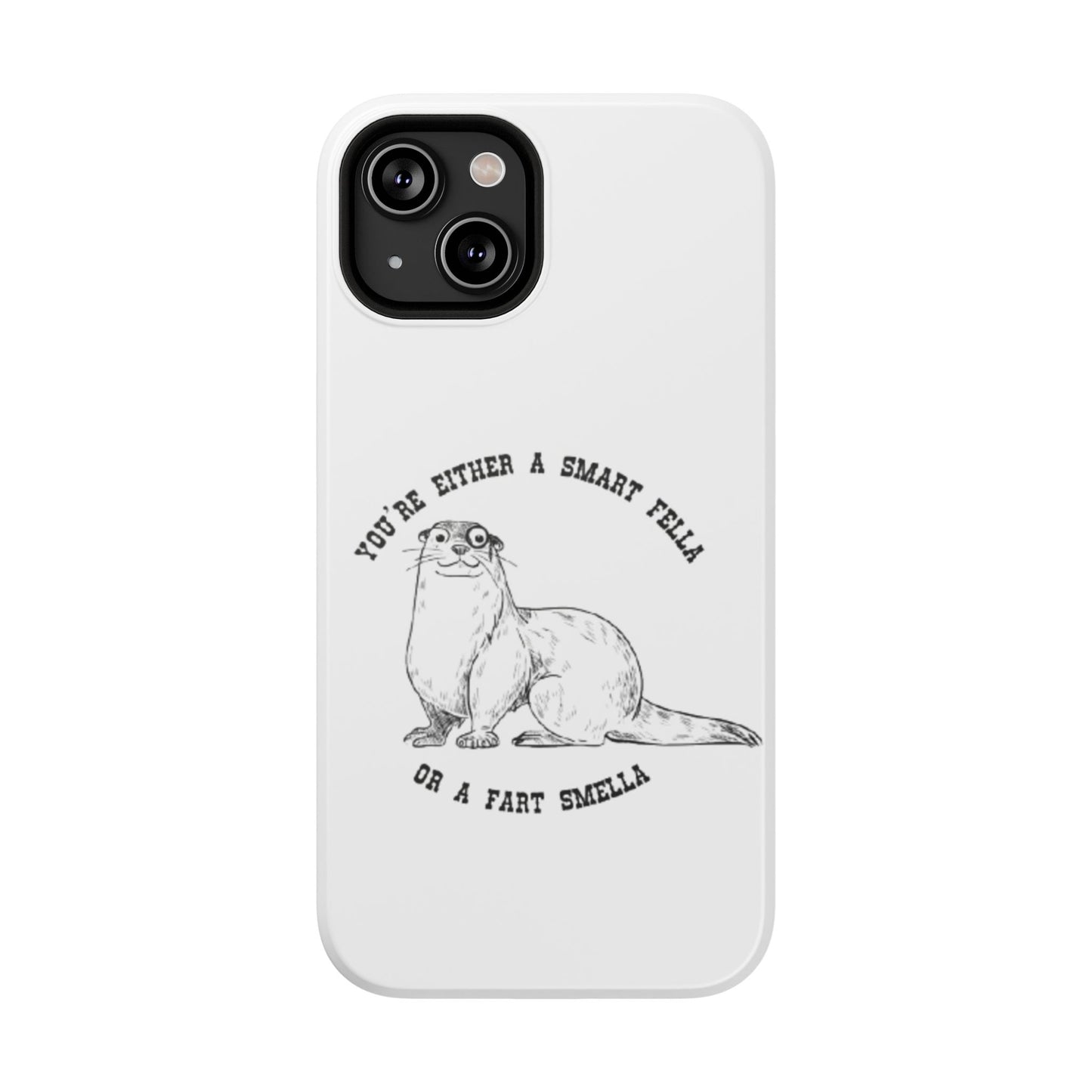 Impact-Resistant Cases - Fart Smella White