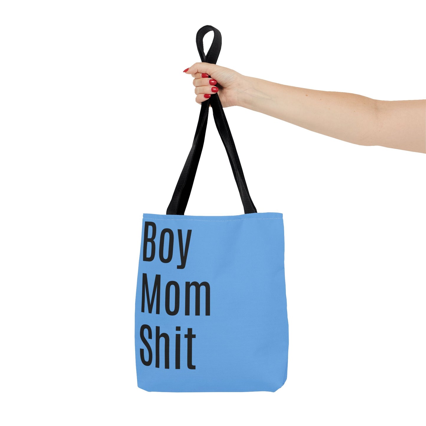 Boy Mom  Versatile Tote Bag (AOP) - Blue