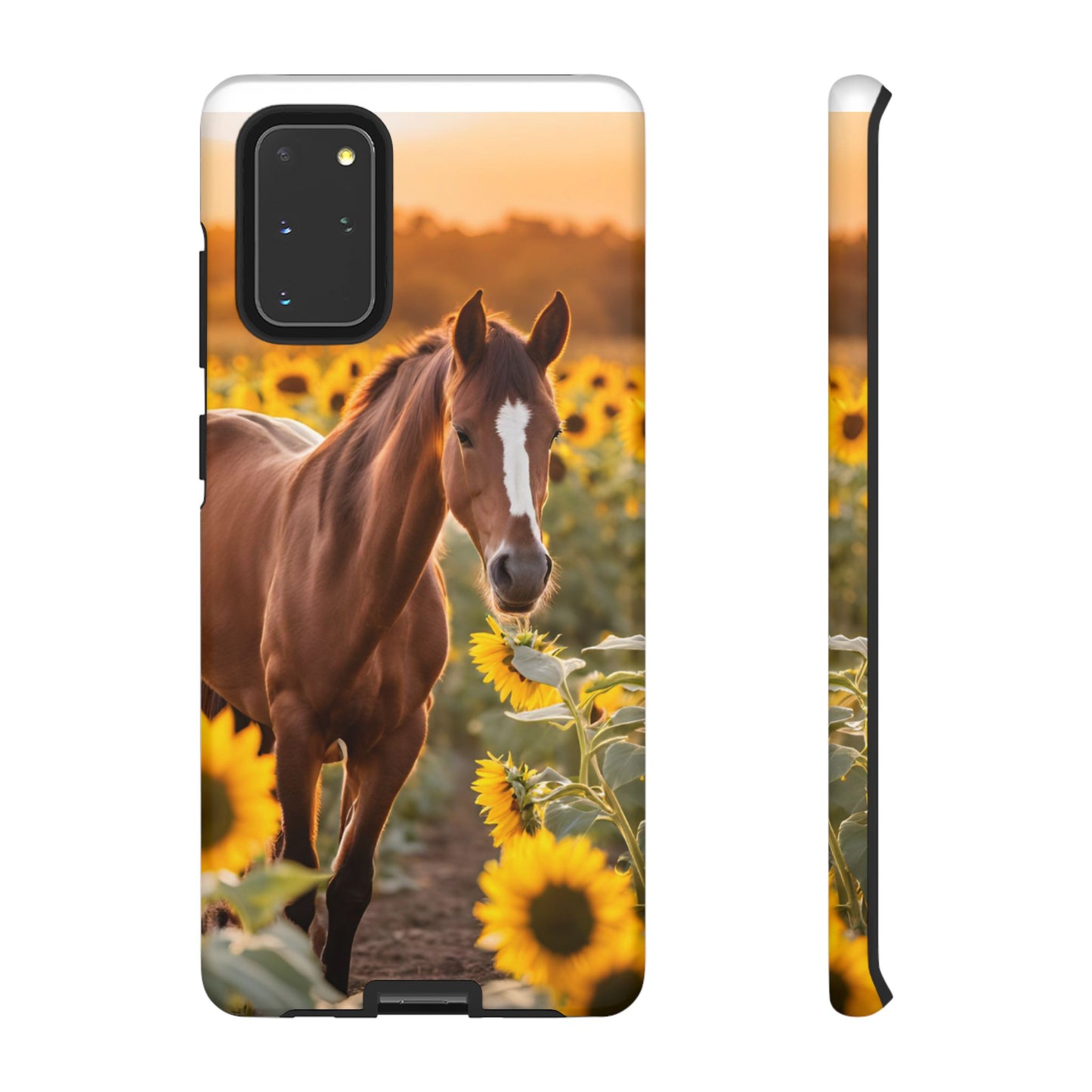 Phone Case - Tough Case - Sunflower Horse