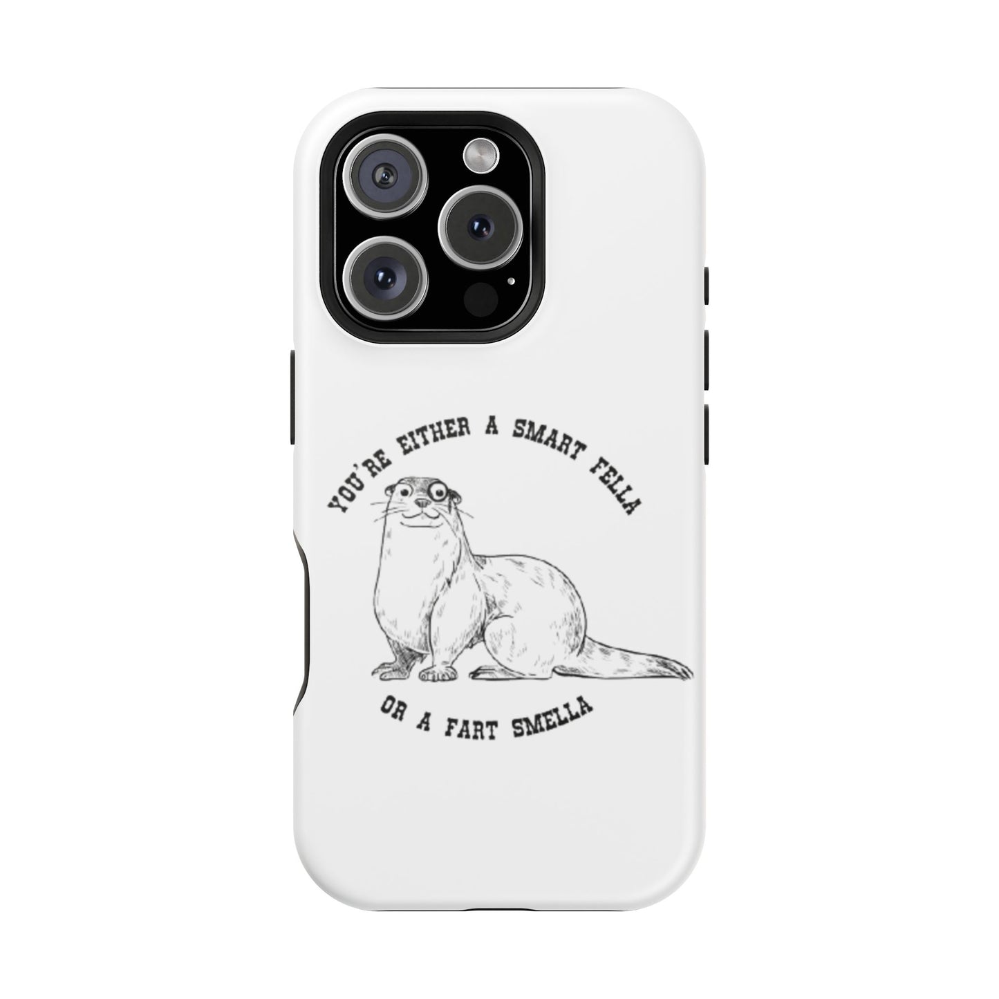 Impact-Resistant Cases - Fart Smella White