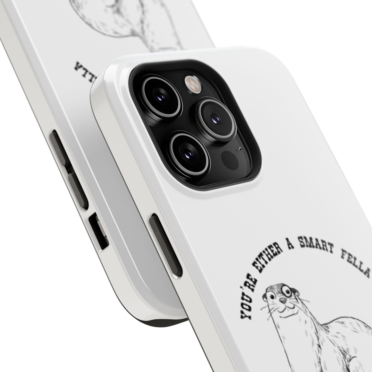 Impact-Resistant Cases - Fart Smella White