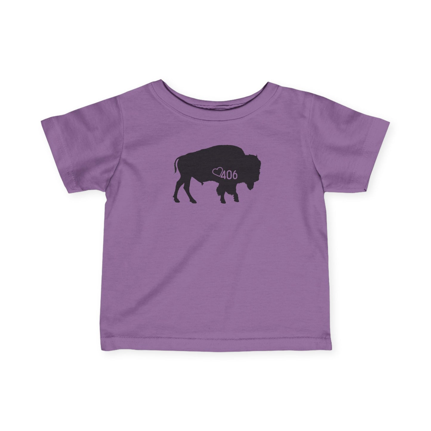 406 Baby Fine Jersey Tee - Bison