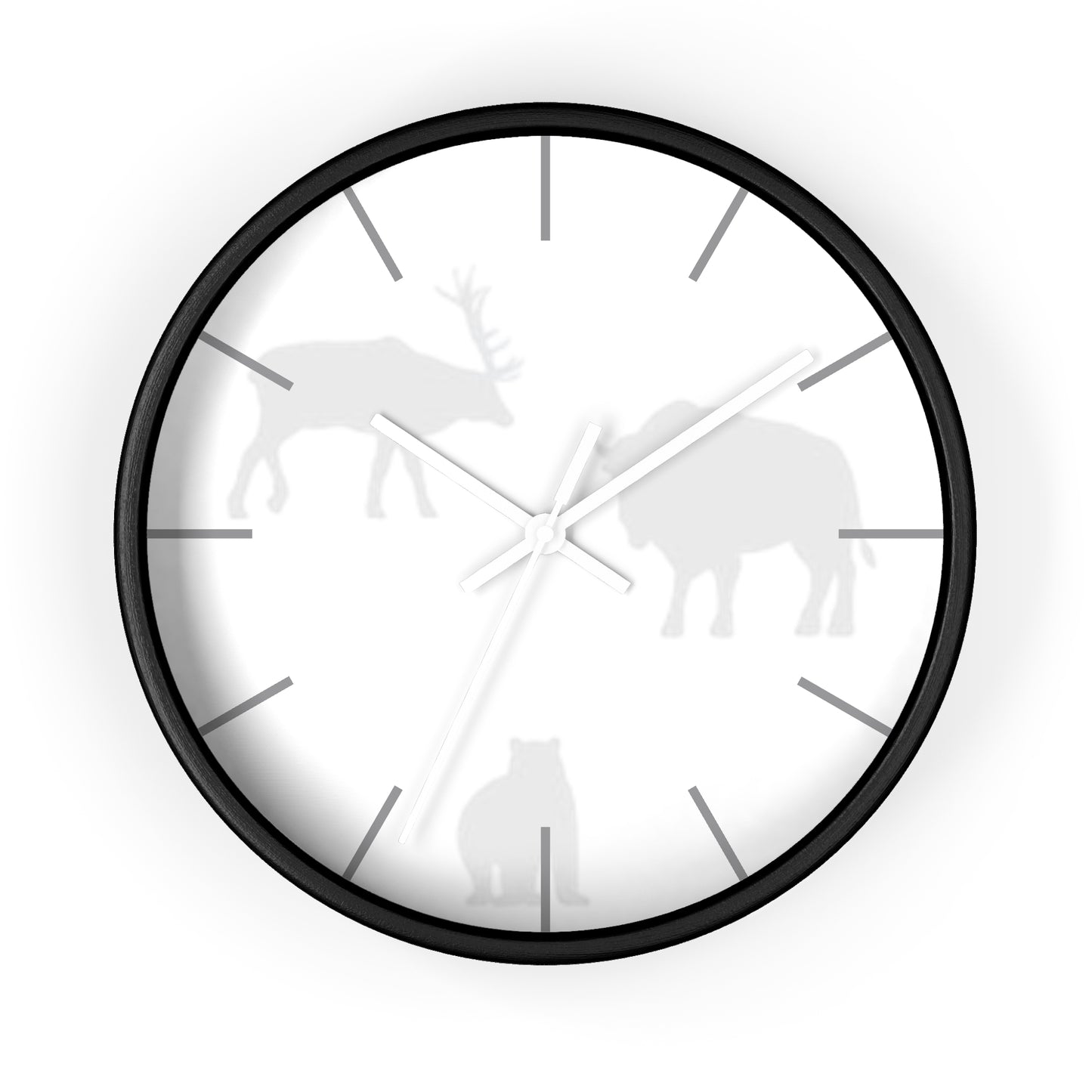 Wall Clock - Mountain Animals