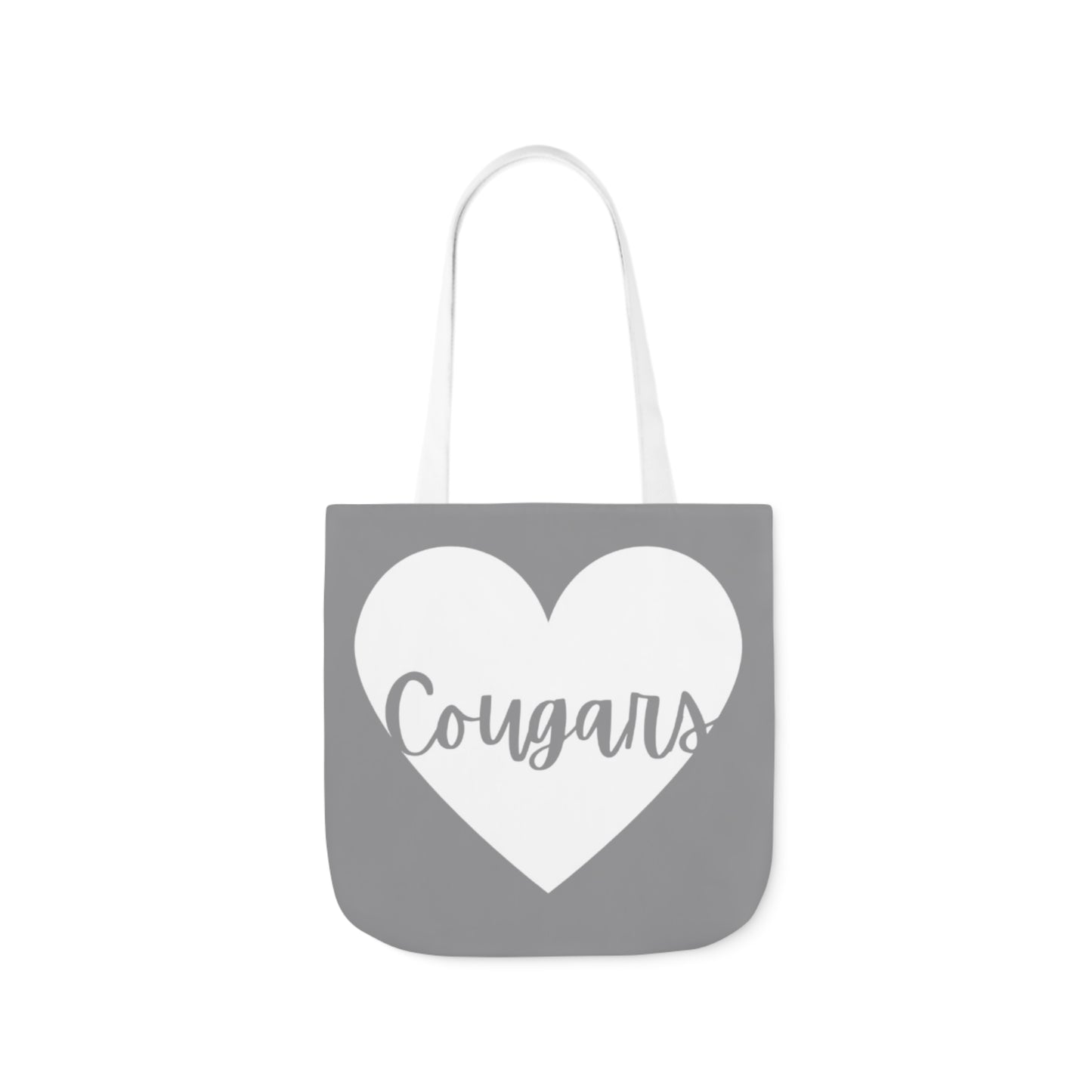 Generic Team Gray Canvas Tote Bag, 5-Color Straps - Cougars