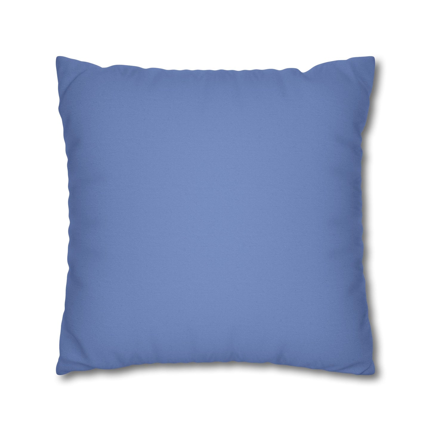 Spun Polyester Square Pillowcase - Almost Denim