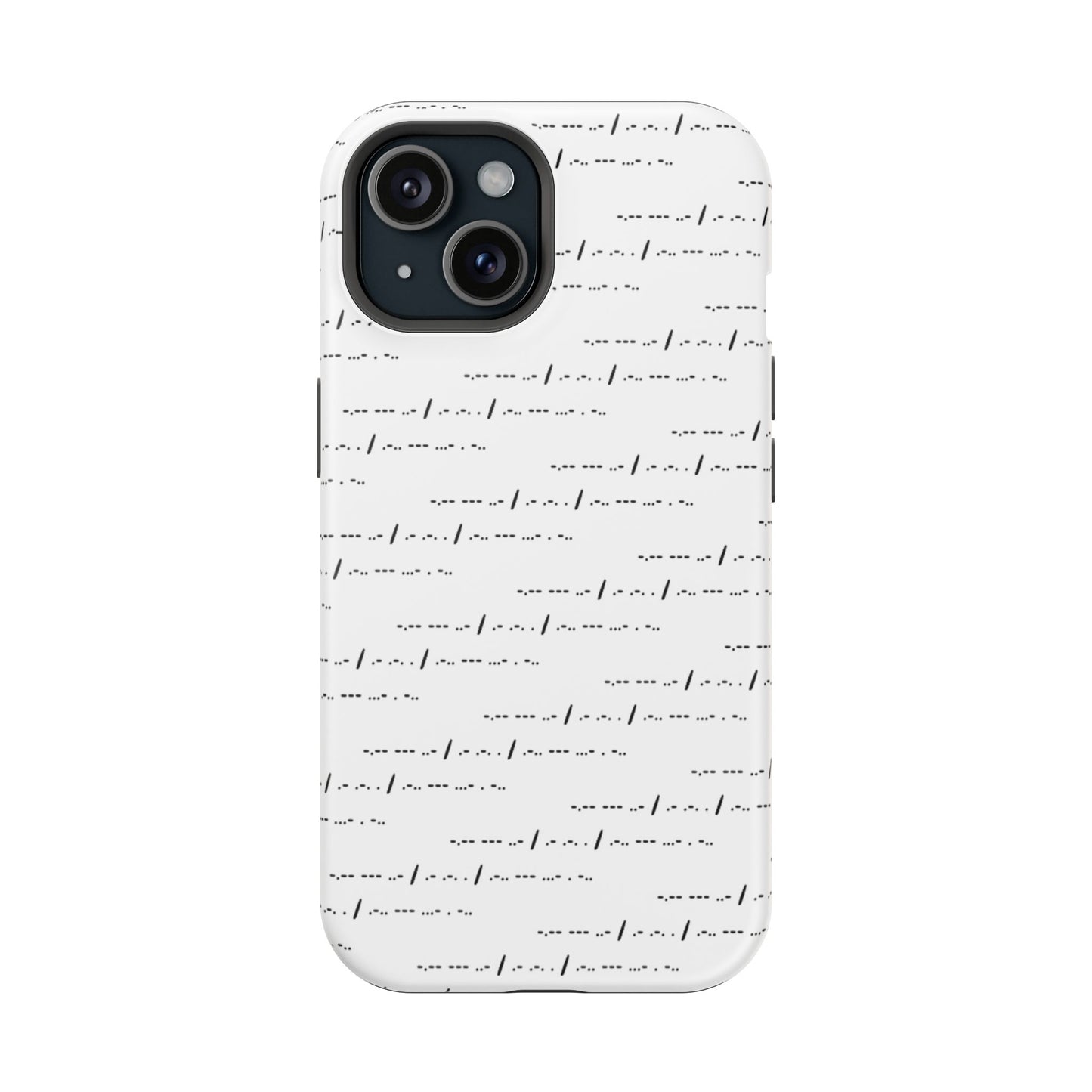 Phone Case - Impact-Resistant - "You Are Loved" Morse Code