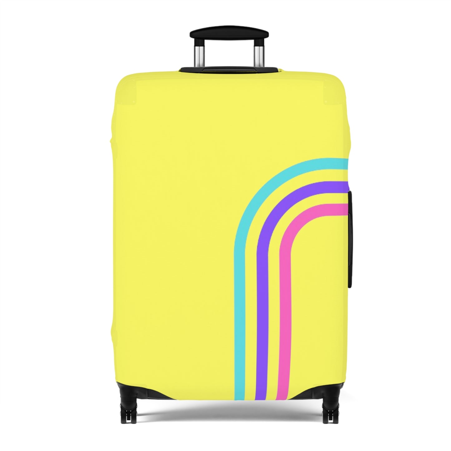 90's Inspired Luggage Cover - Banana Multicolor