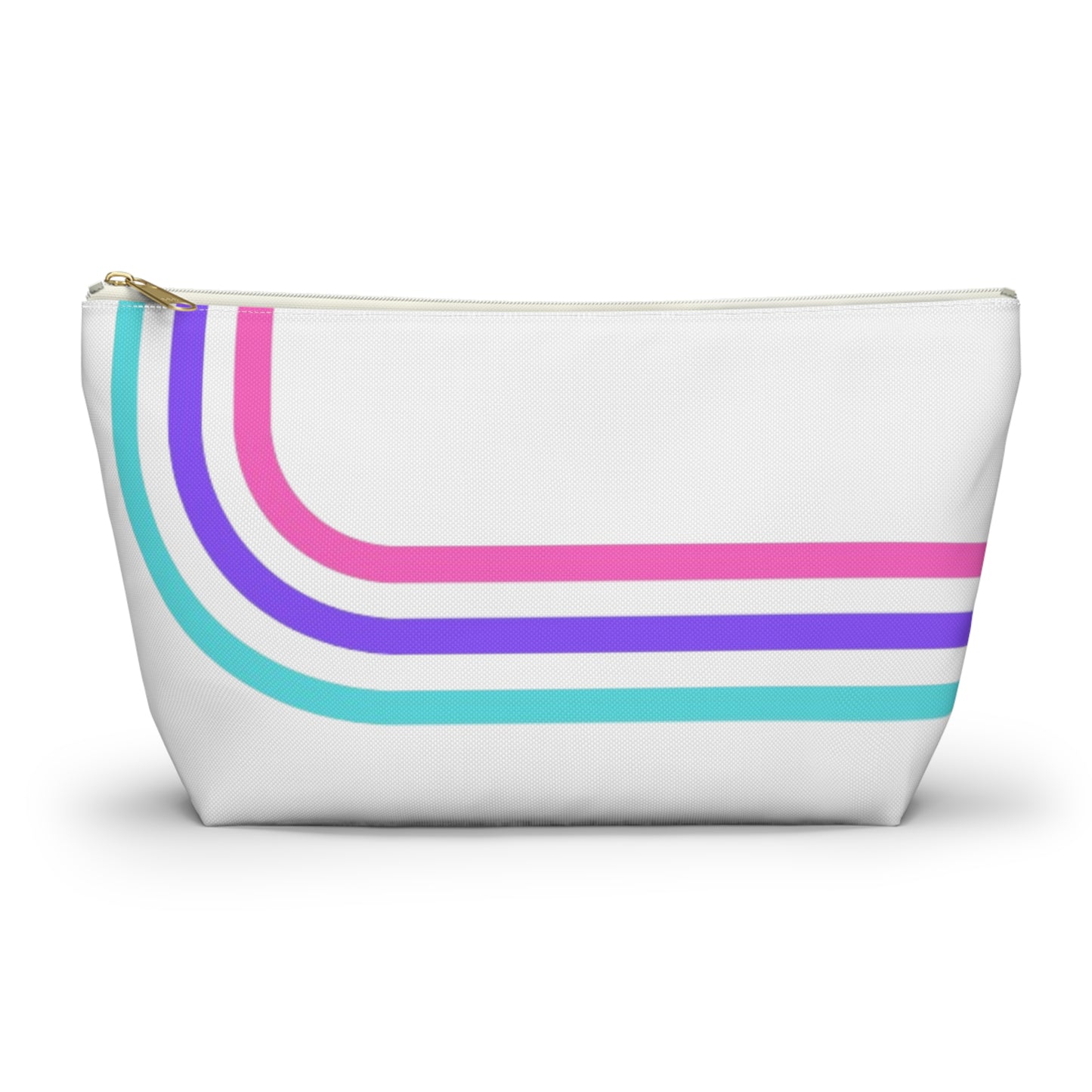 90's Inspired Mix & Match Accessory Pouch w T-bottom - Lines