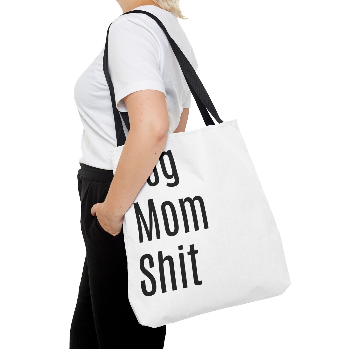 Dog Mom  Versatile Tote Bag (AOP) - White