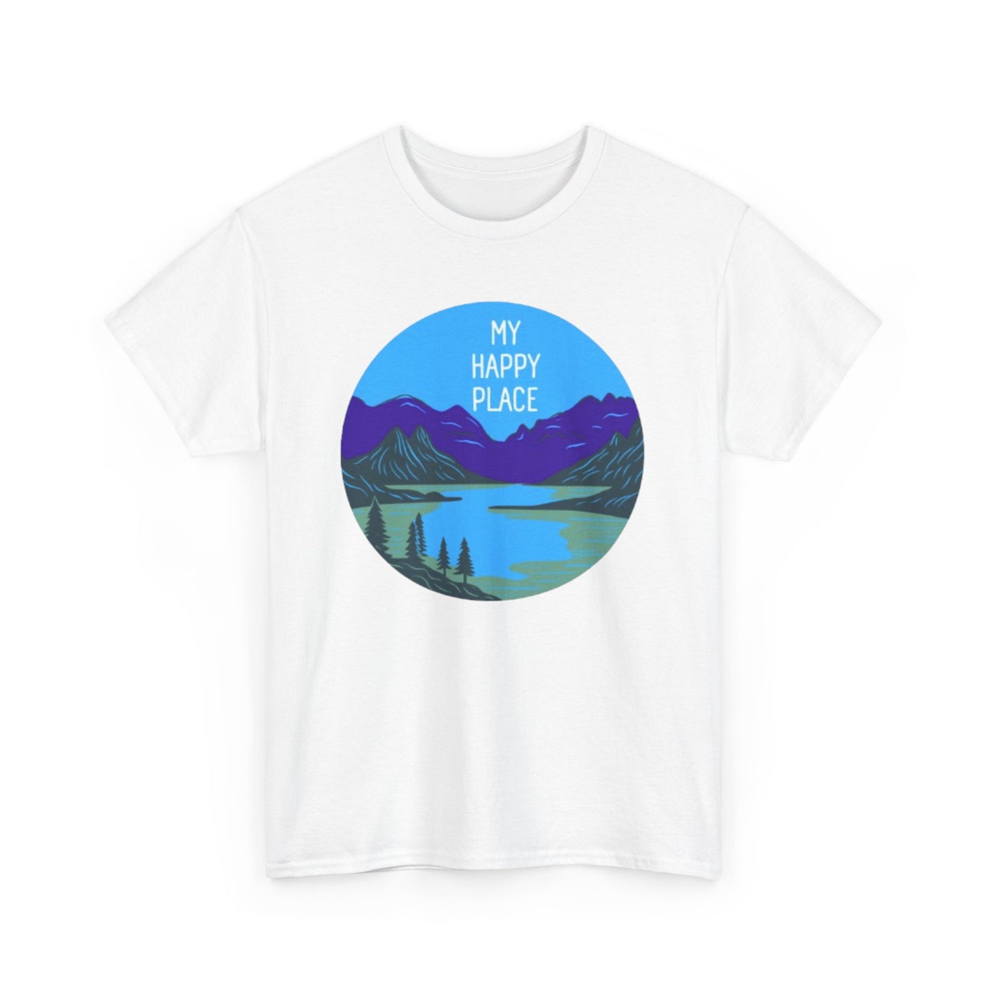 My Happy Place Adult Unisex Heavy Cotton Tee