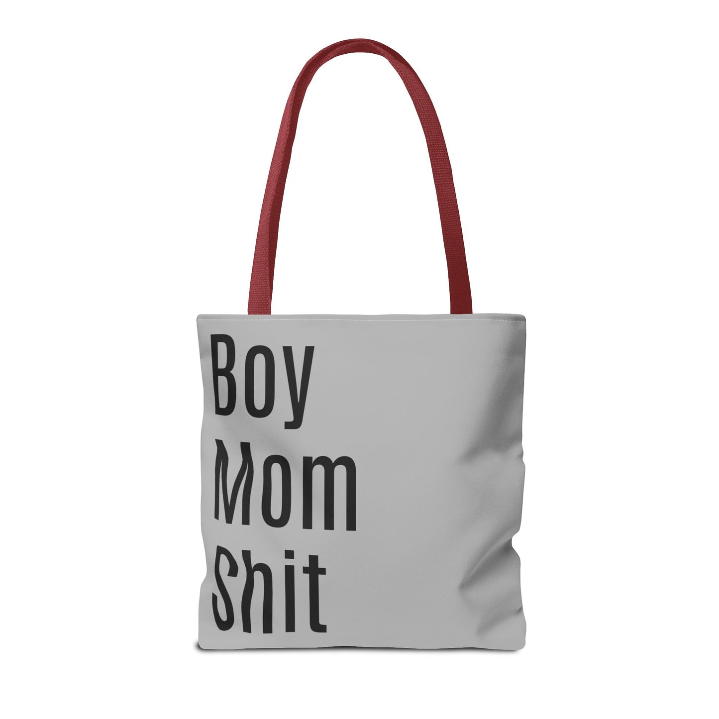 Boy Mom Shit Versatile Tote Bag (AOP) - Lt Gray