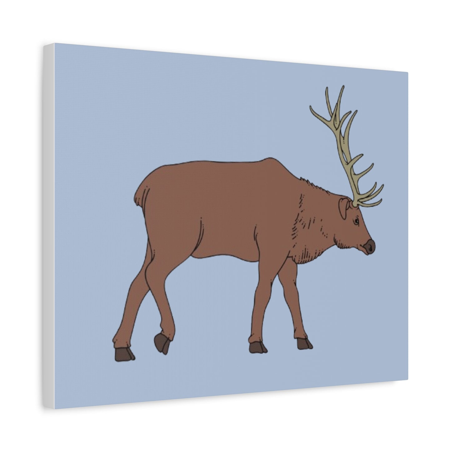 Stretched Matte Canvas 1.25" - Elk