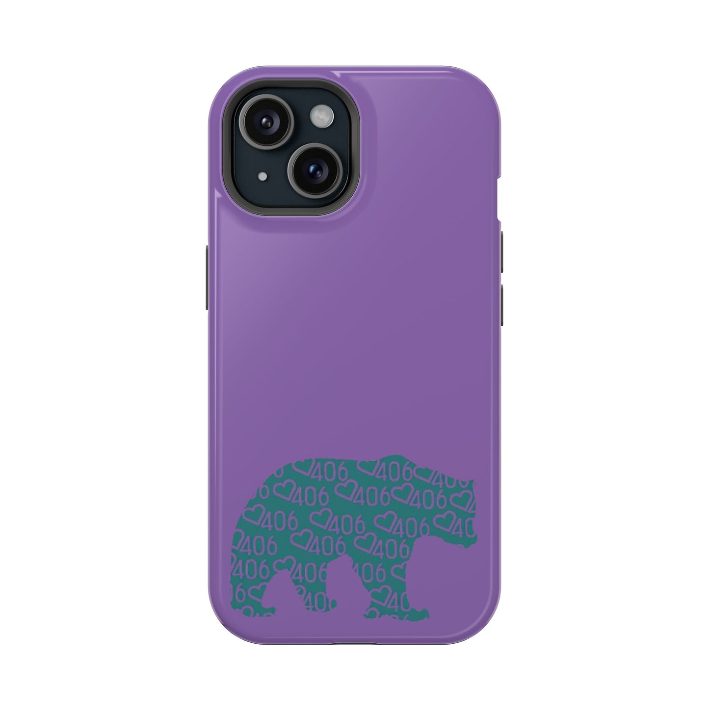 ITS406 Design Magnetic Tough Case - Bear Maroon