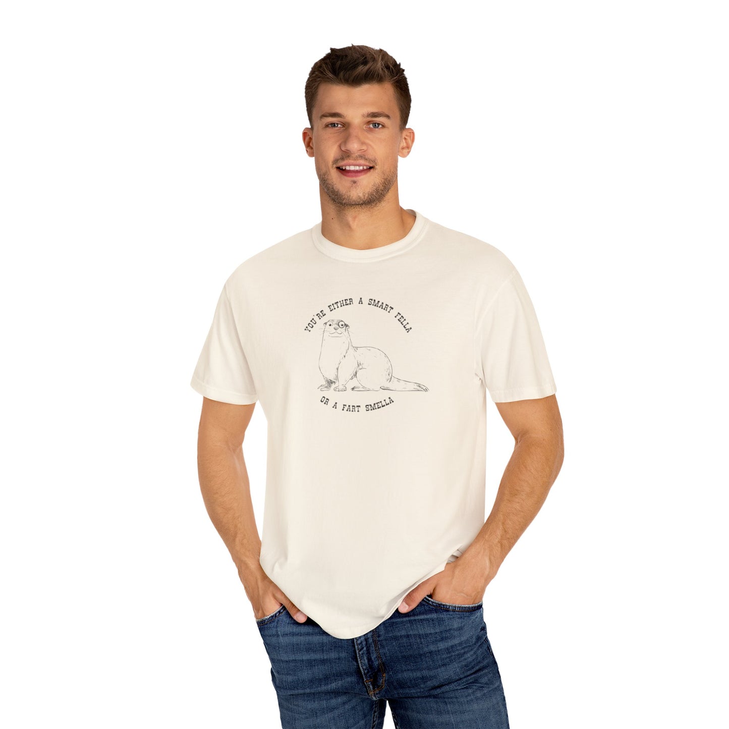 Unisex Garment-Dyed T-shirt - Fart Smella