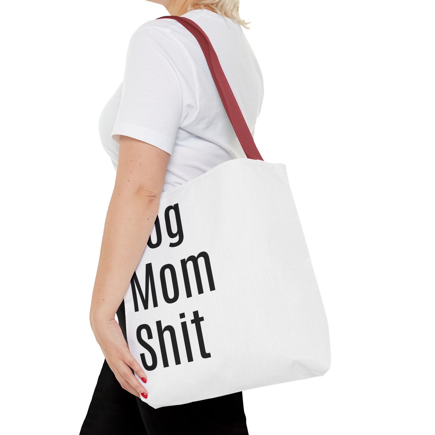 Dog Mom  Versatile Tote Bag (AOP) - White