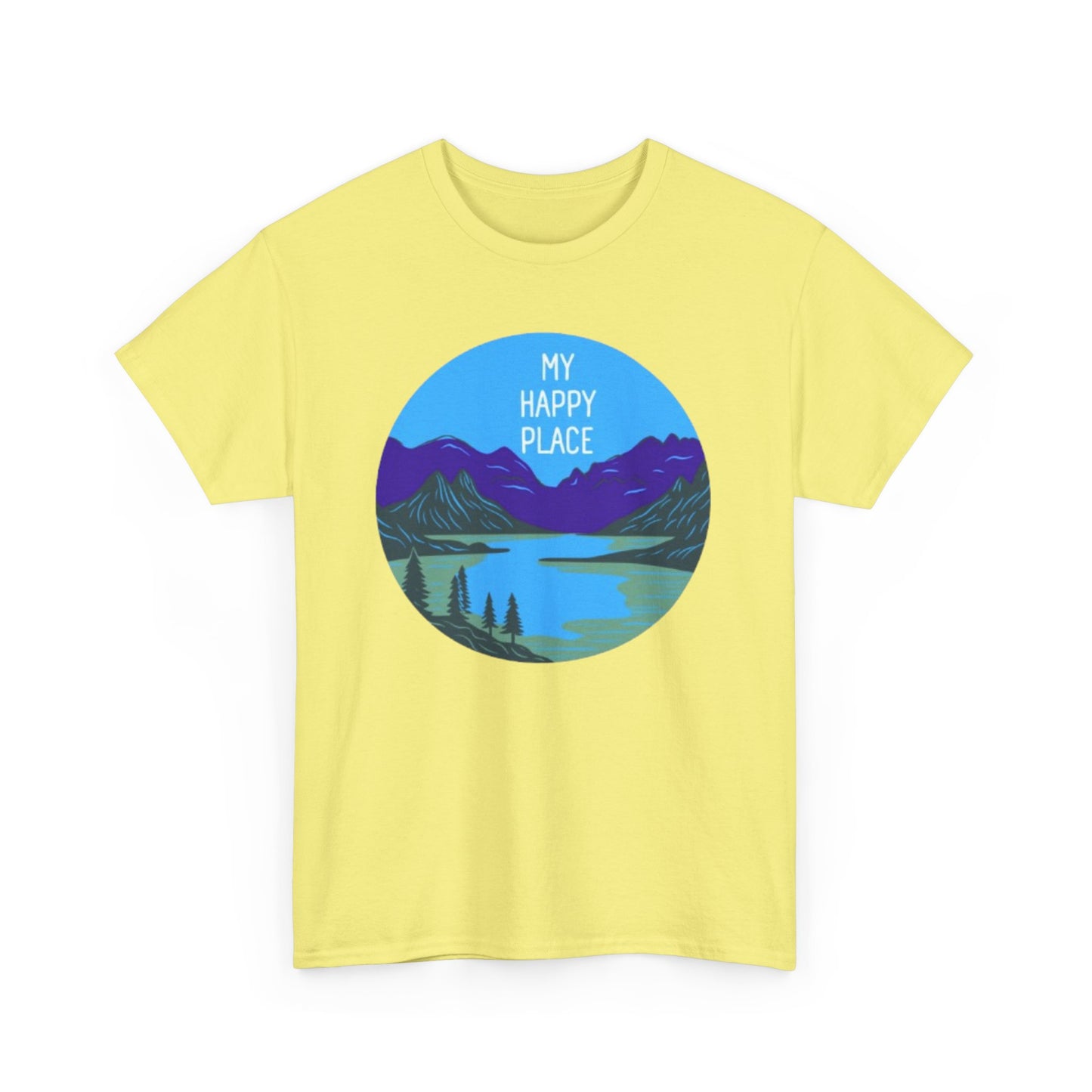 My Happy Place Adult Unisex Heavy Cotton Tee