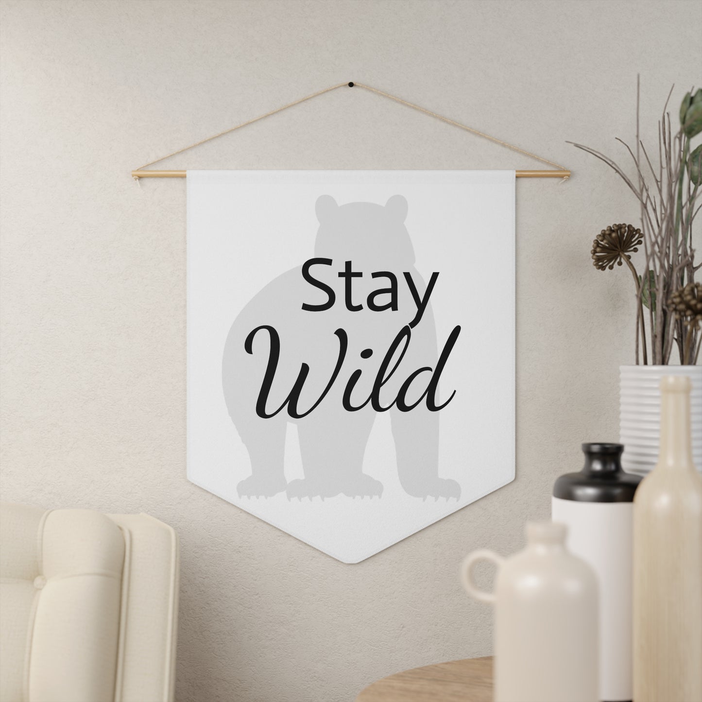 Pennant - Stay Wild Grizzly - Ice