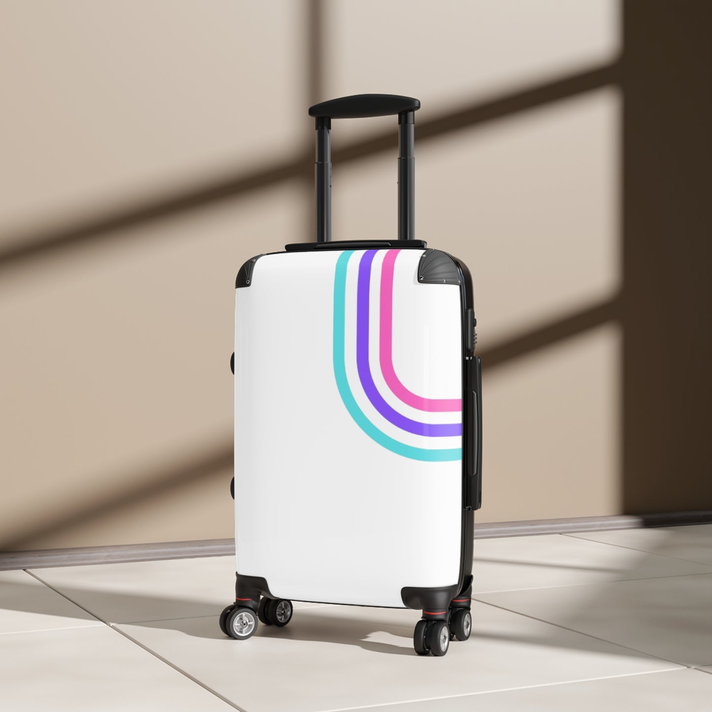 90's Inspired Mix & Match Suitcase - Multicolor