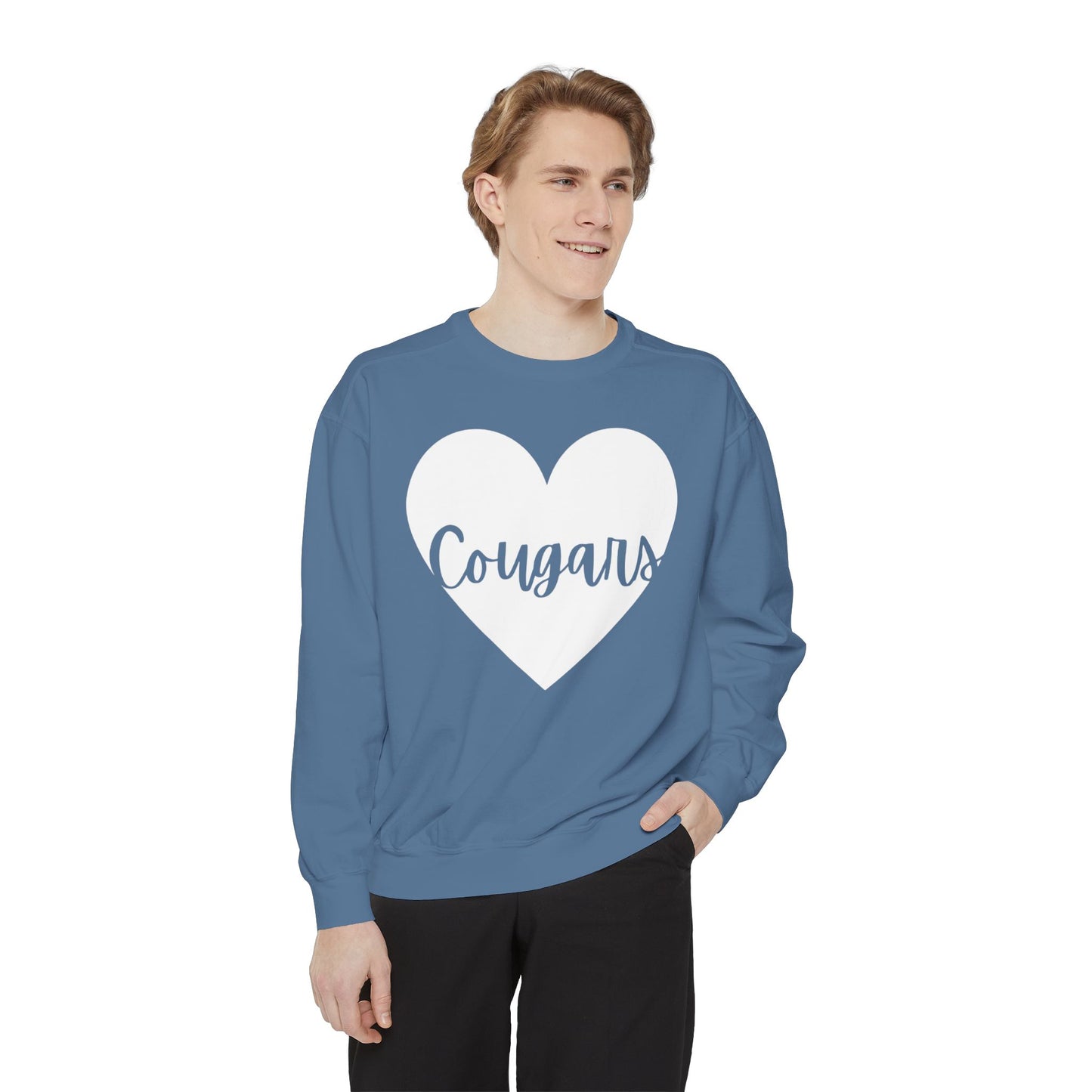 Generic Team Crewneck Sweatshirt - Cougars Heart